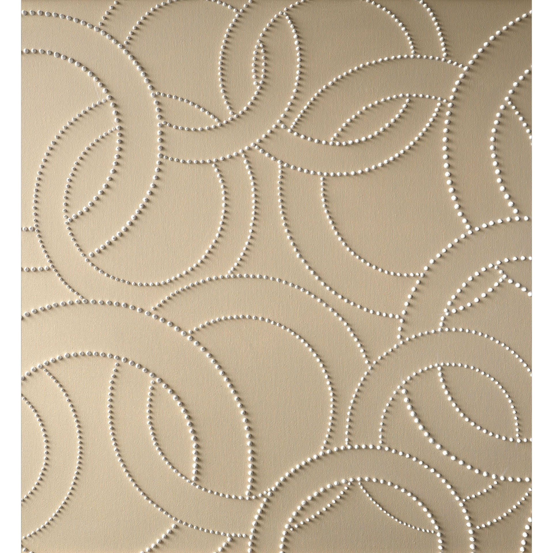 Abstracte ringen beige | Geometrische Fotobehang - Grande