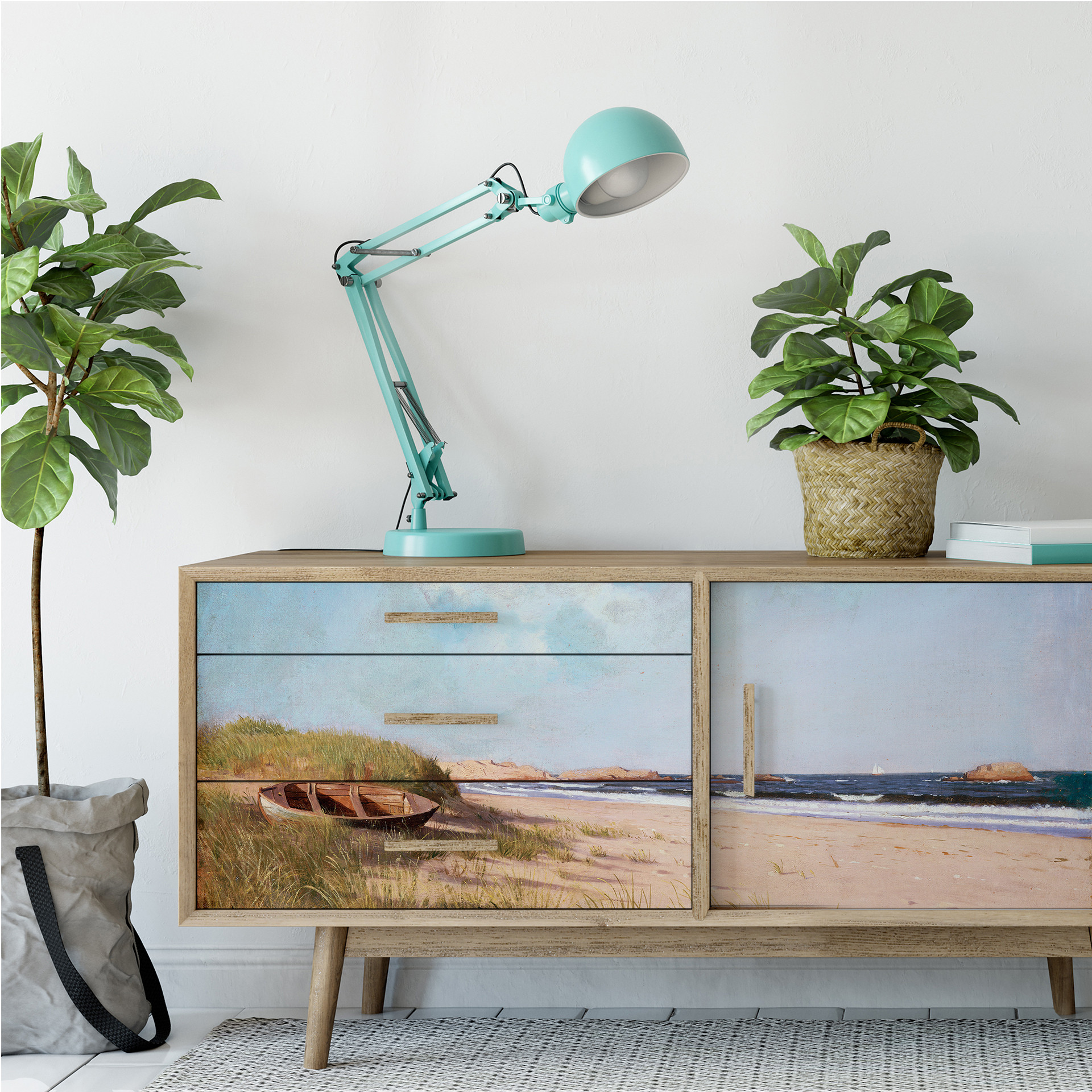 Wallprint Silva - Am Strand - Panorama