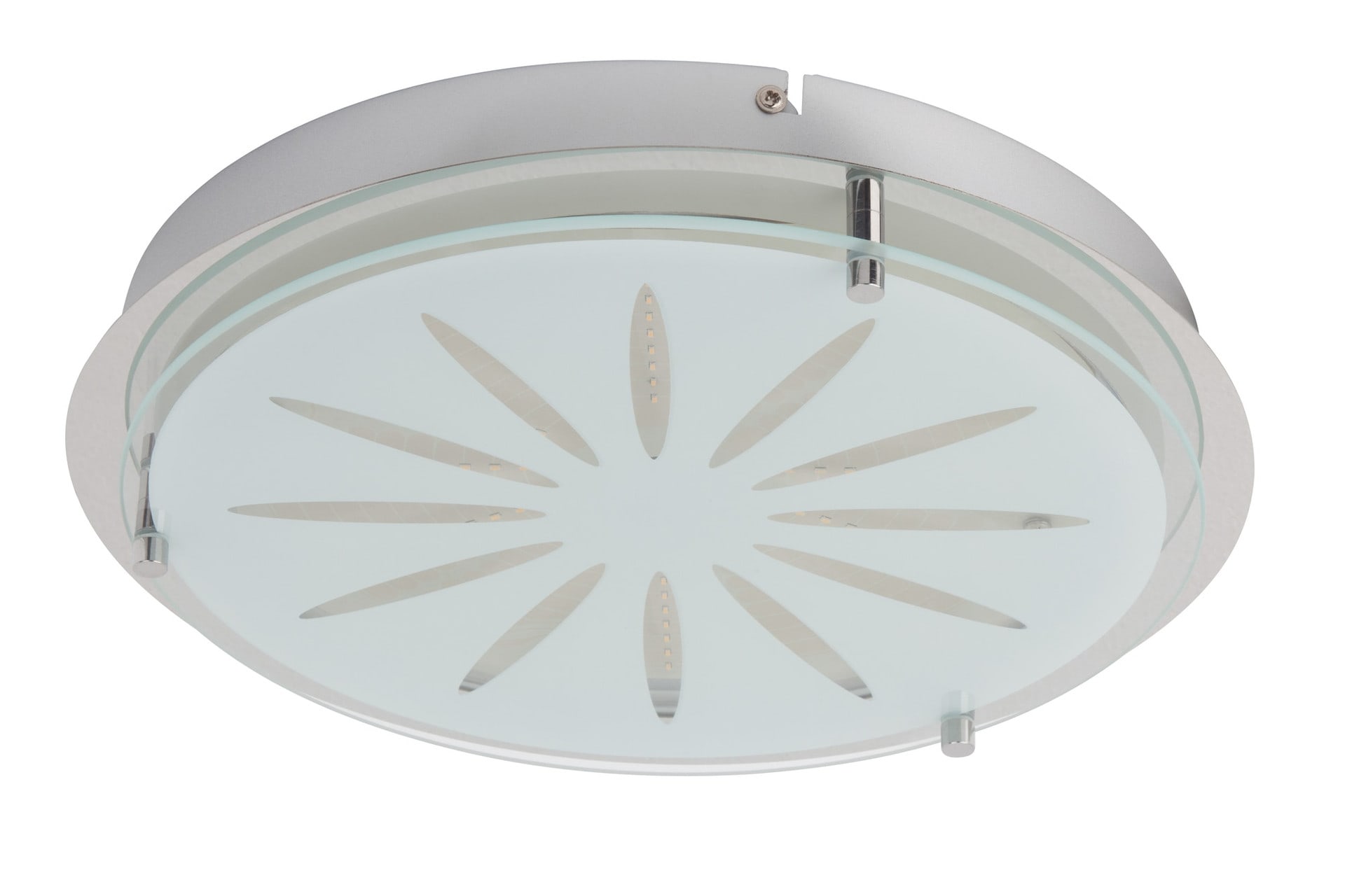 Wand- und Deckenleuchte Dora, metallic, 5,5 x 33 cm, Glas Deckenlampe
