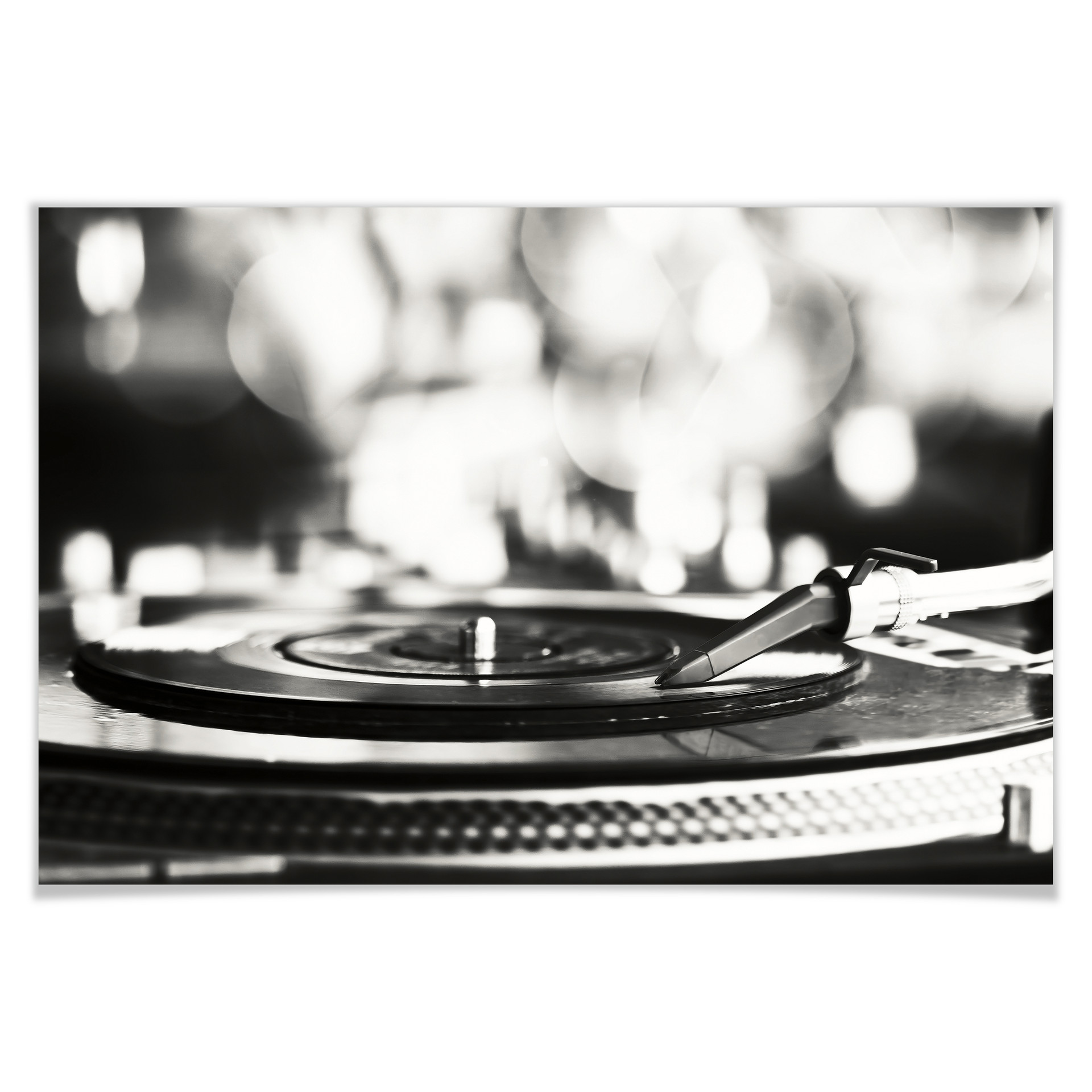 Poster - Vinyl Record on Turntables