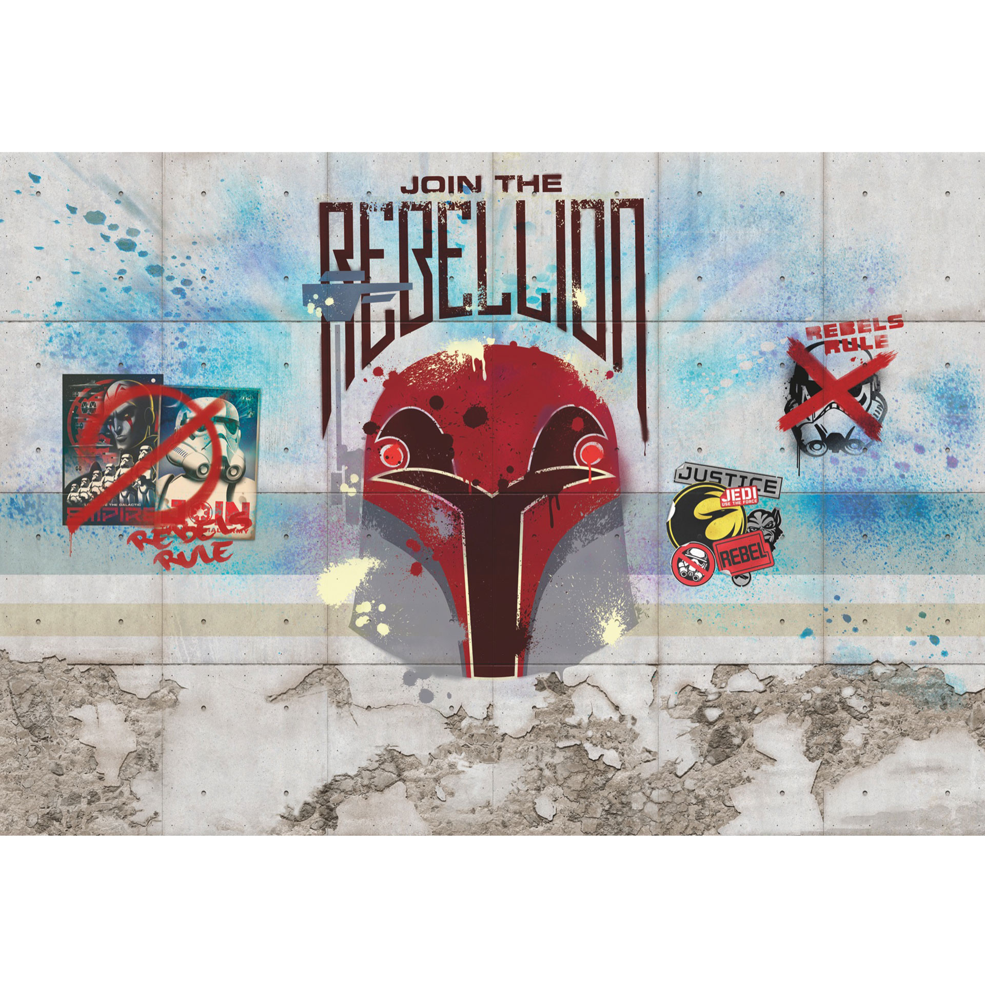 Fotobehang Papierbehang Star Wars Rebels Wall