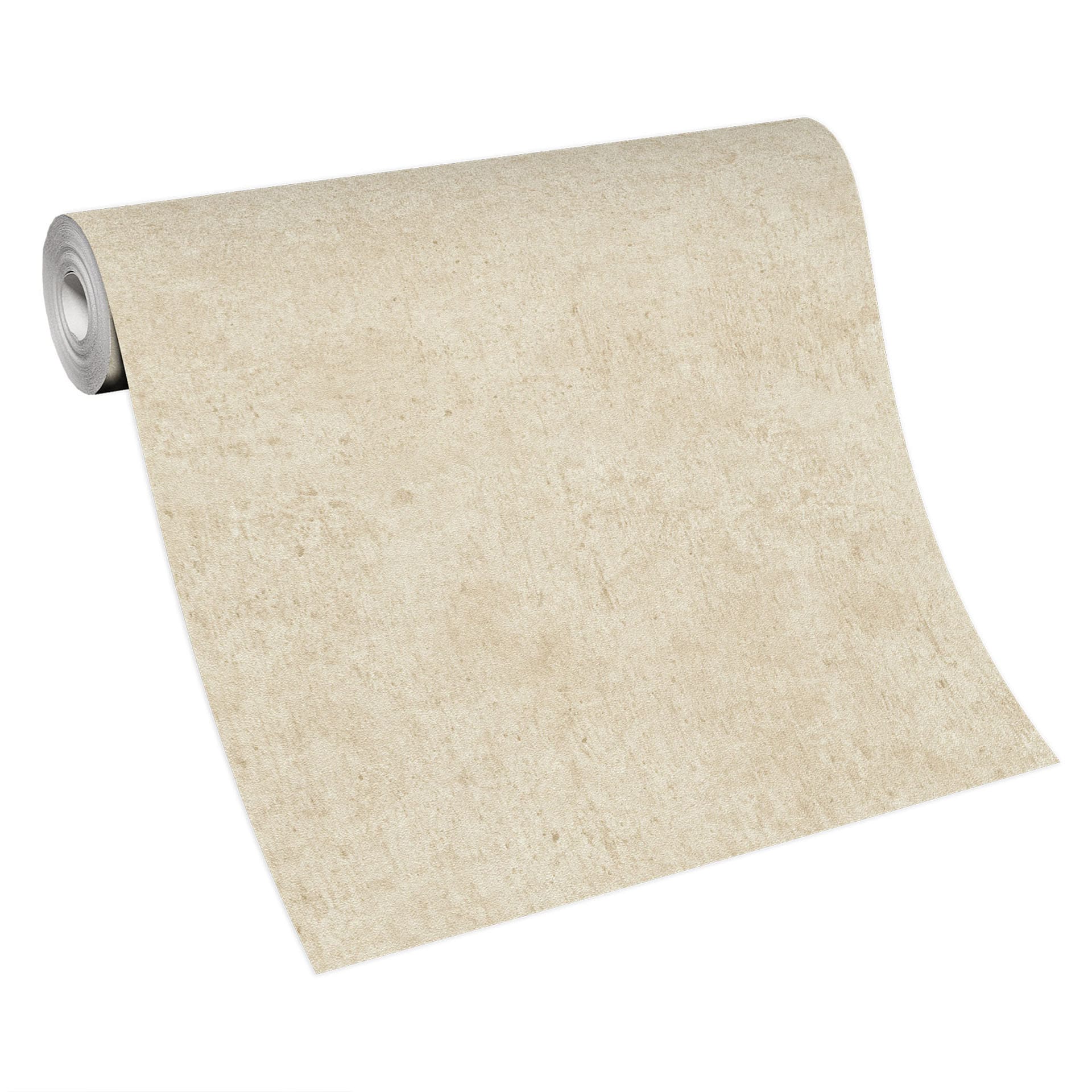 vliesbehang beton motief, effen kleuren, beige