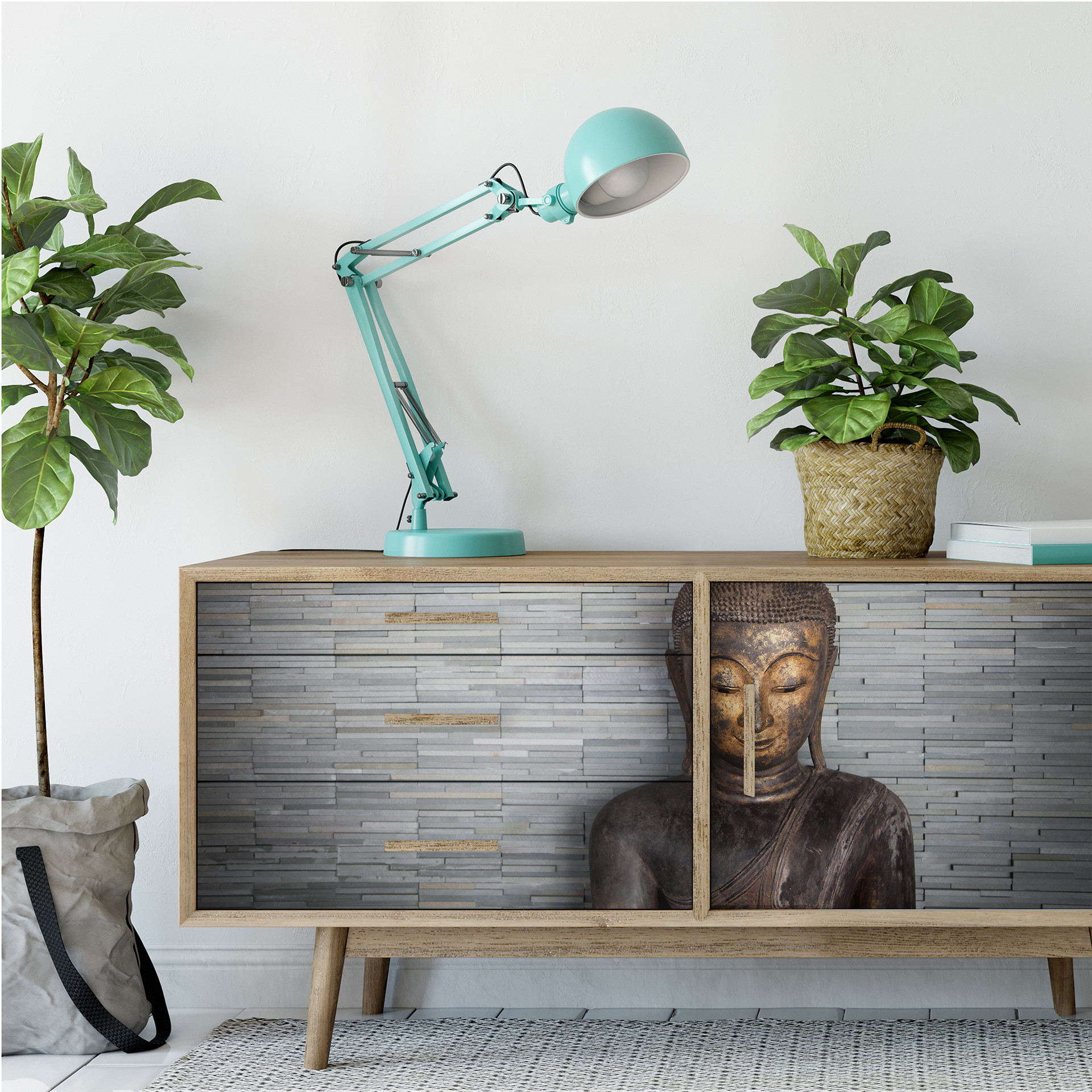 Wallprint W - Thailand Buddha - Panorama
