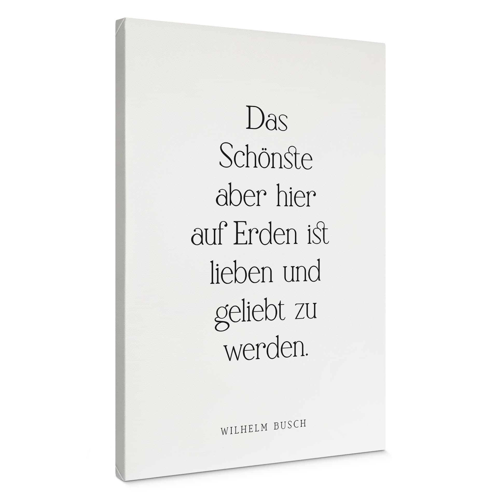 Leinwandbild Das Schönste auf Erden