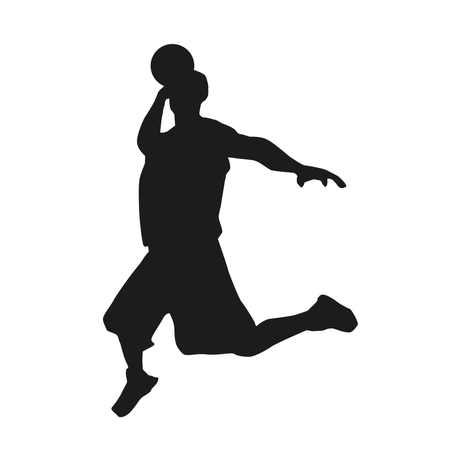 Sticker mural - Handballeur 1
