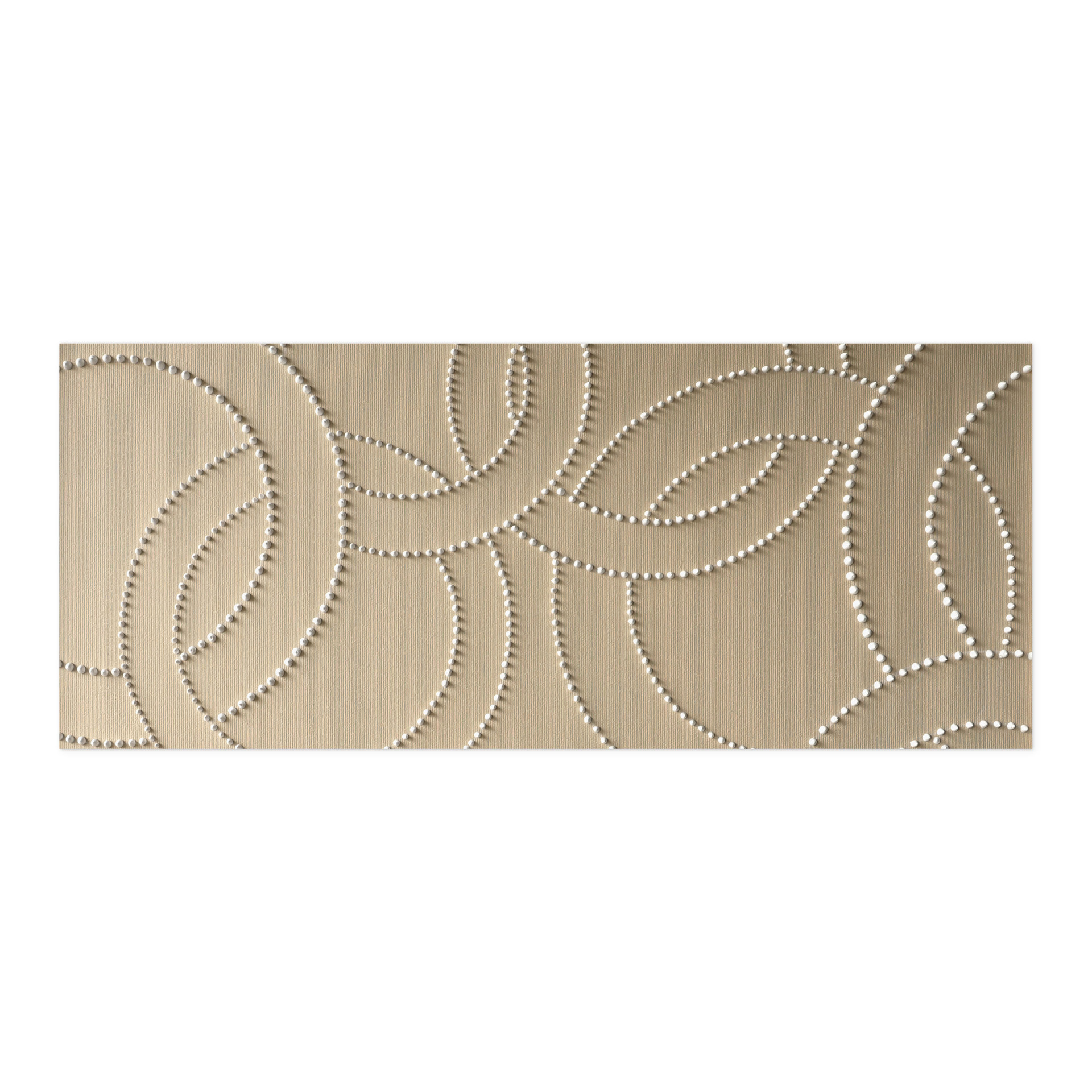 Samoprzylepny panel ścienny do kuchni Abstract rings beige - Grande