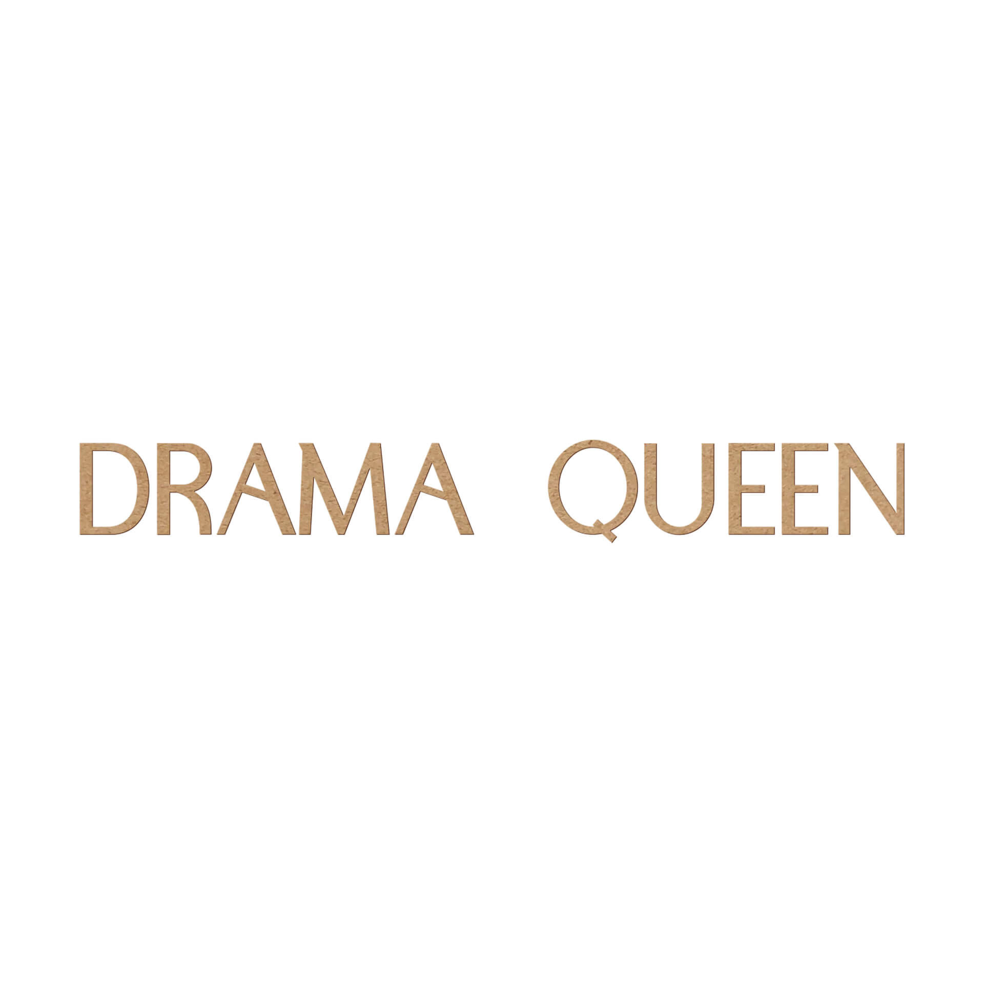 Dekoracja MDF z napisem 3D Drama Queen