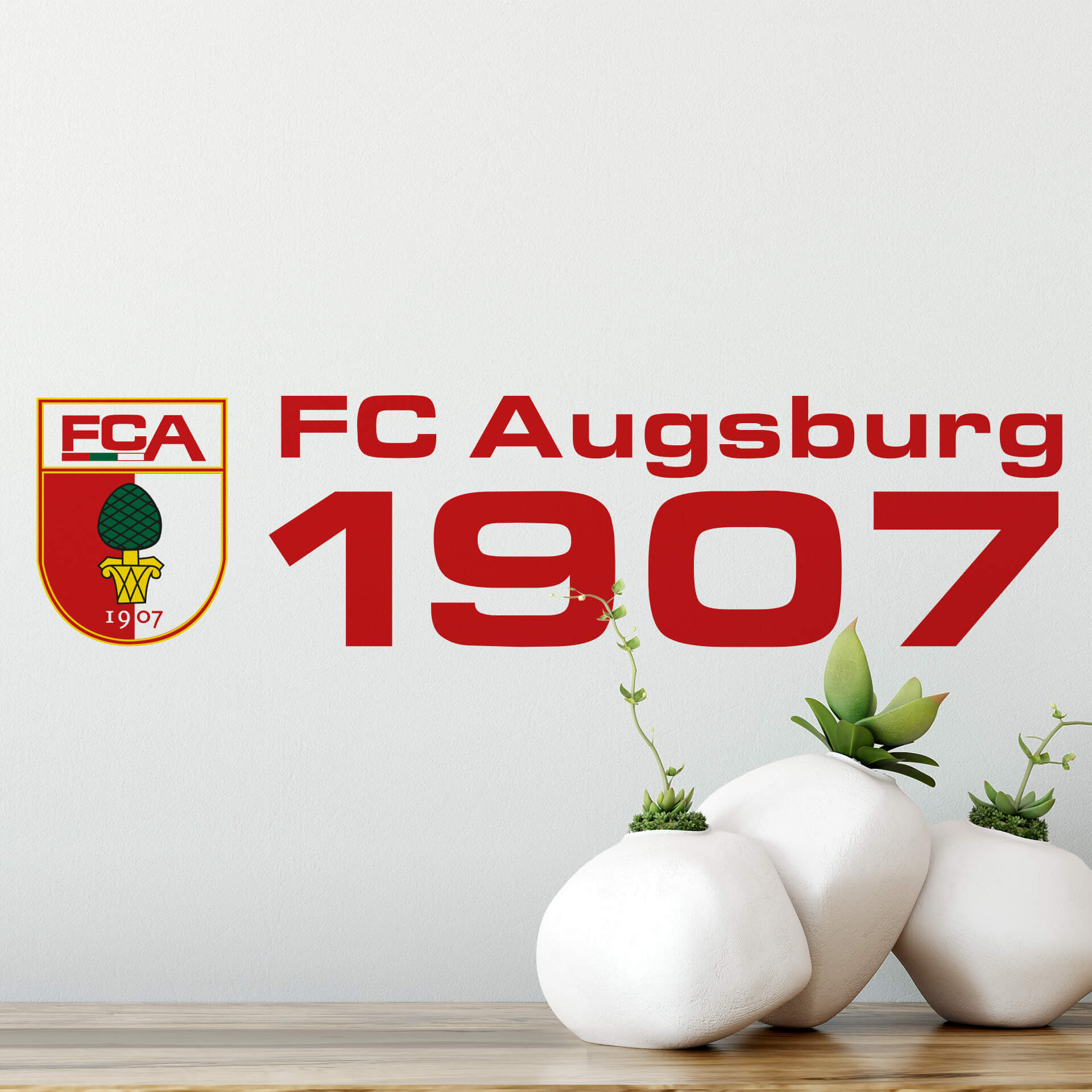 Wandtattoo FC Augsburg 1907