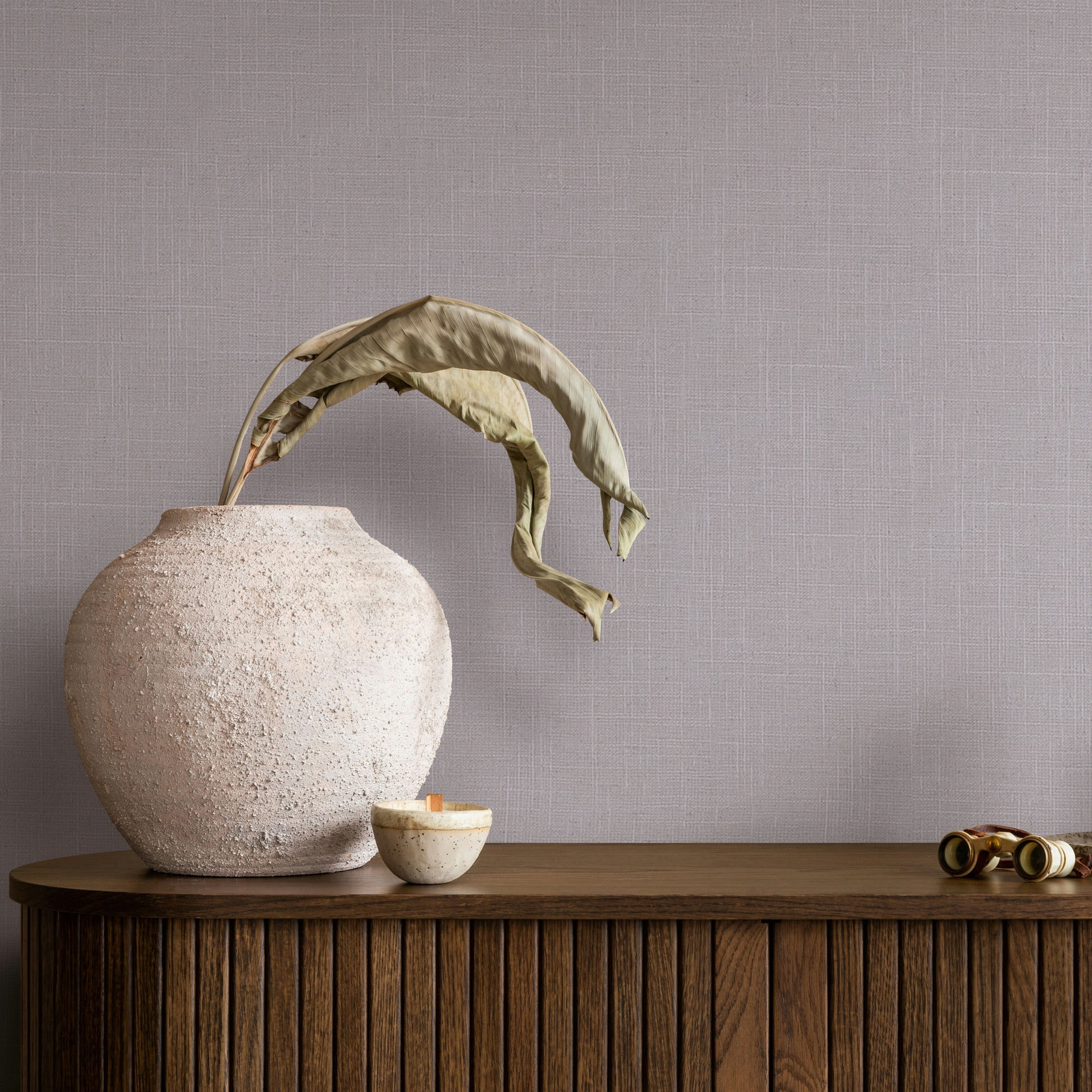 Vliesbehang, structuur effen modern mat in paars