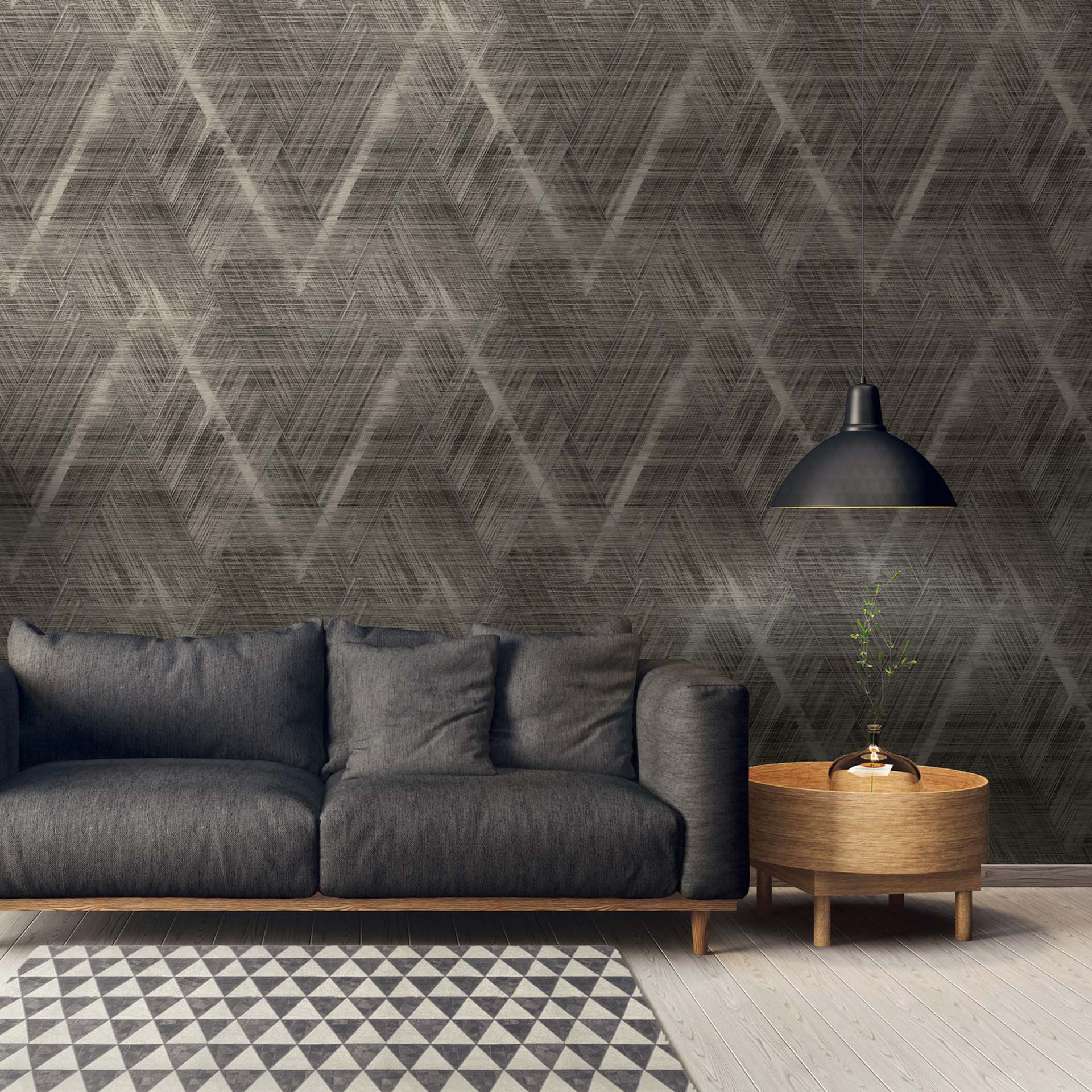 A.S. Création Vliesbehang The BOS - Battle of Style 3D Effect Zwart, Goud