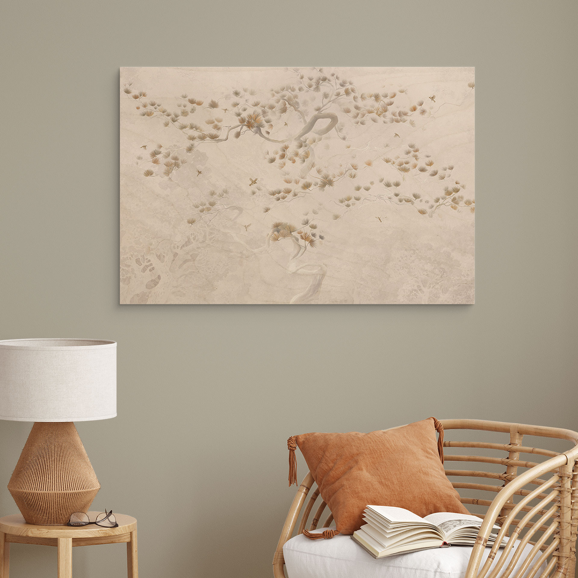Elegante Houten Wanddecoratie in Aziatische stijl - Ms Tiff