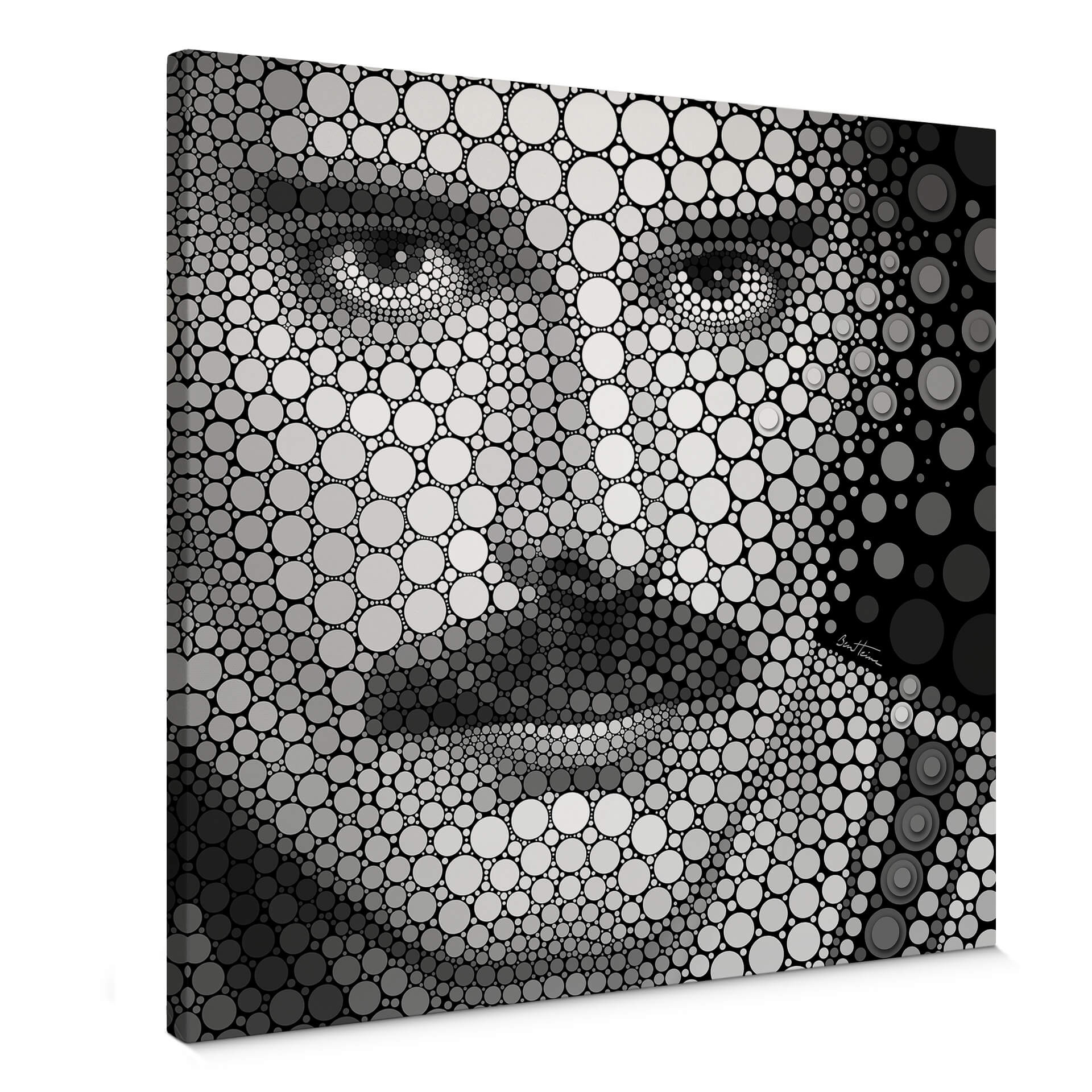 Obraz na płótnie Ben Heine - Circlism: Freddy Mercury