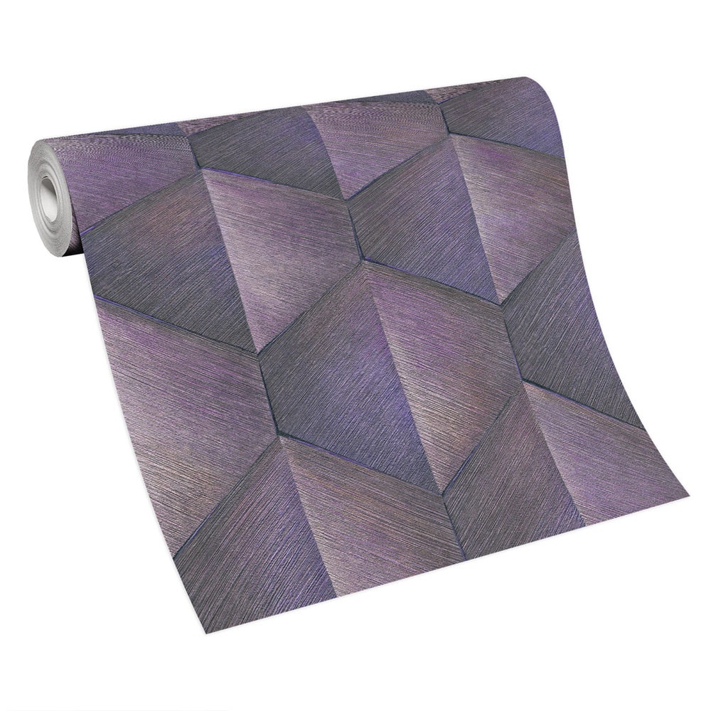 3D behang, voorbeeldbehang Fashion for Walls 4 by Guido Maria Kretschmer paars
