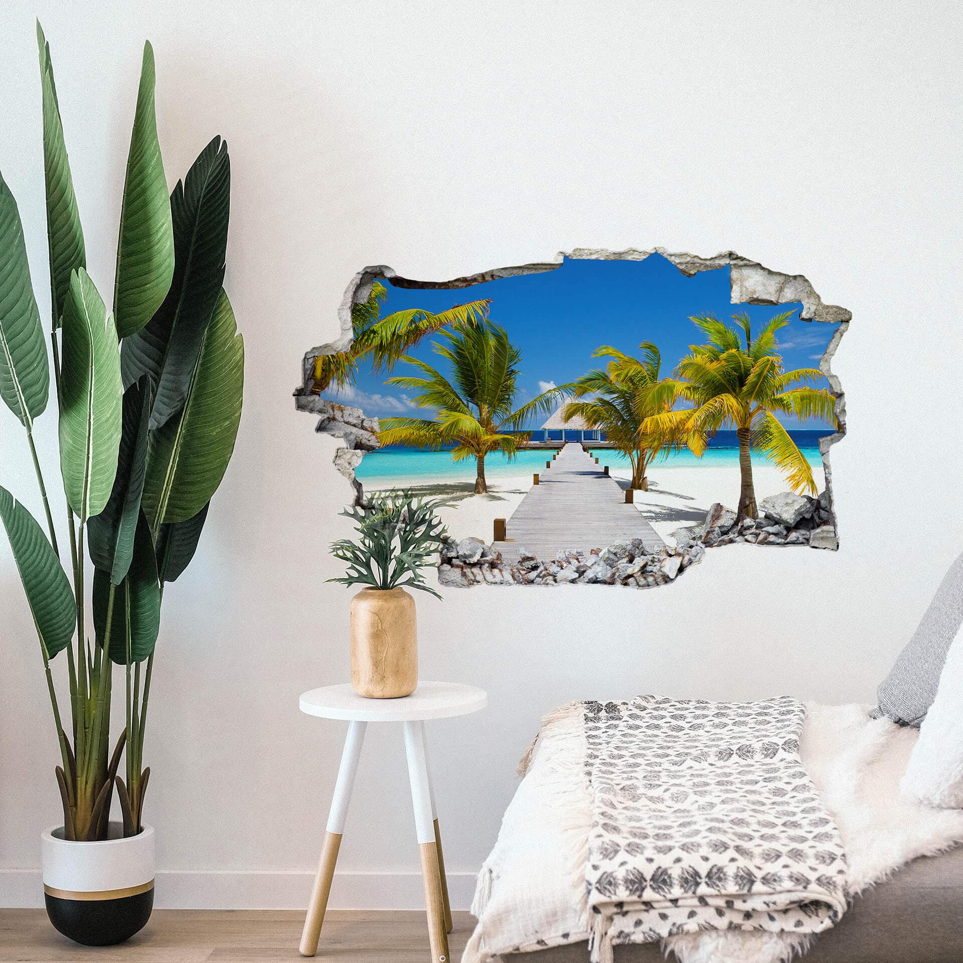 3D Wallsticker Vejen til paradis