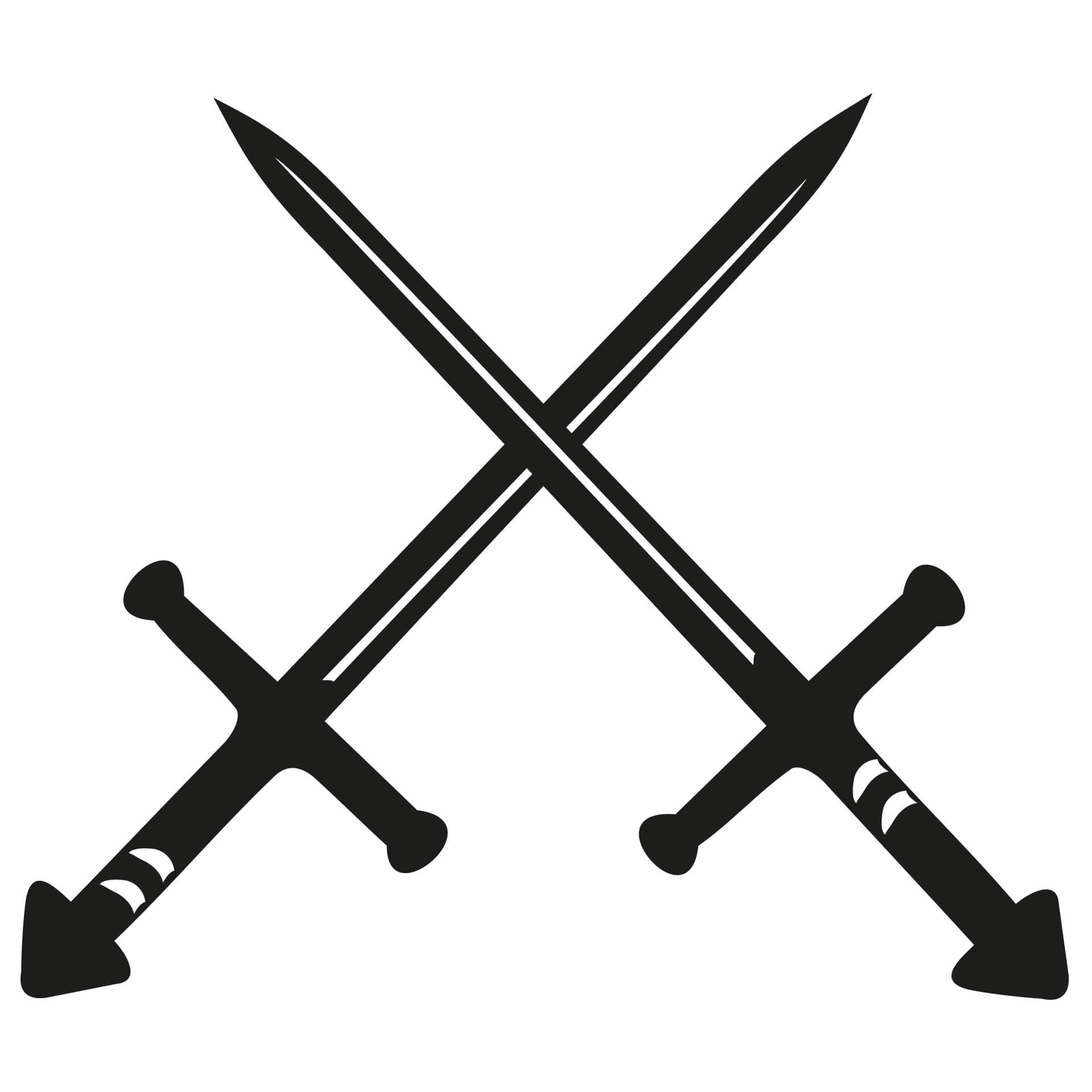 Wallsticker Sværd