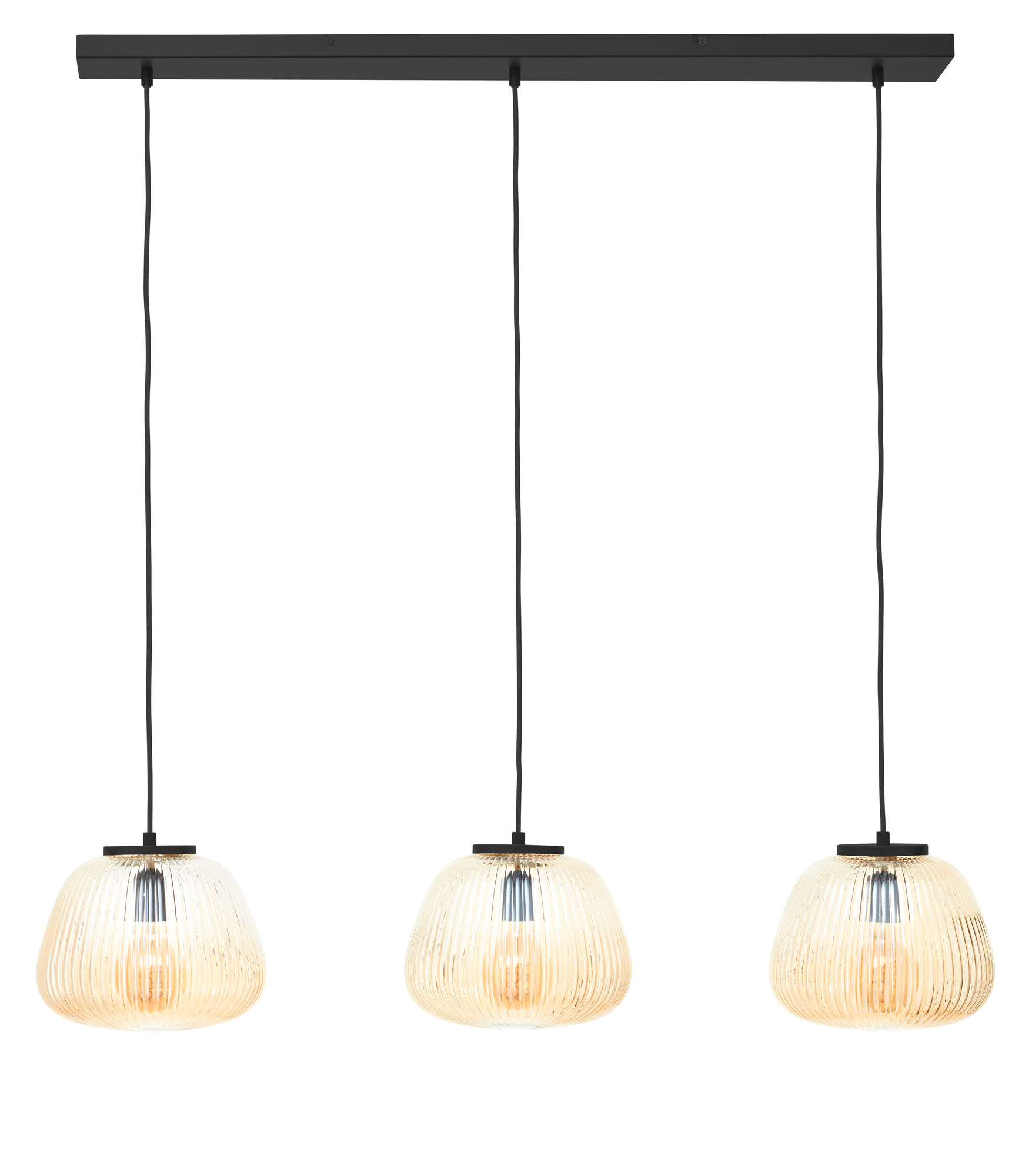 Pendelleuchte Junis, braun, 176 x 105 cm, Metall Pendelleuchte