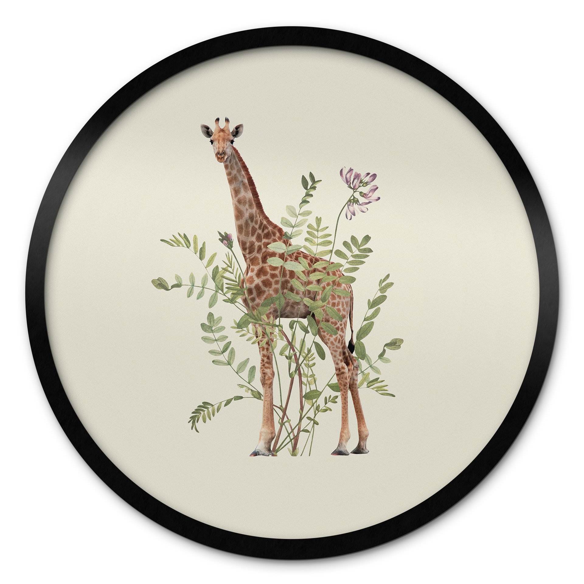 Poster Girafe florale - Frida Floral Studio