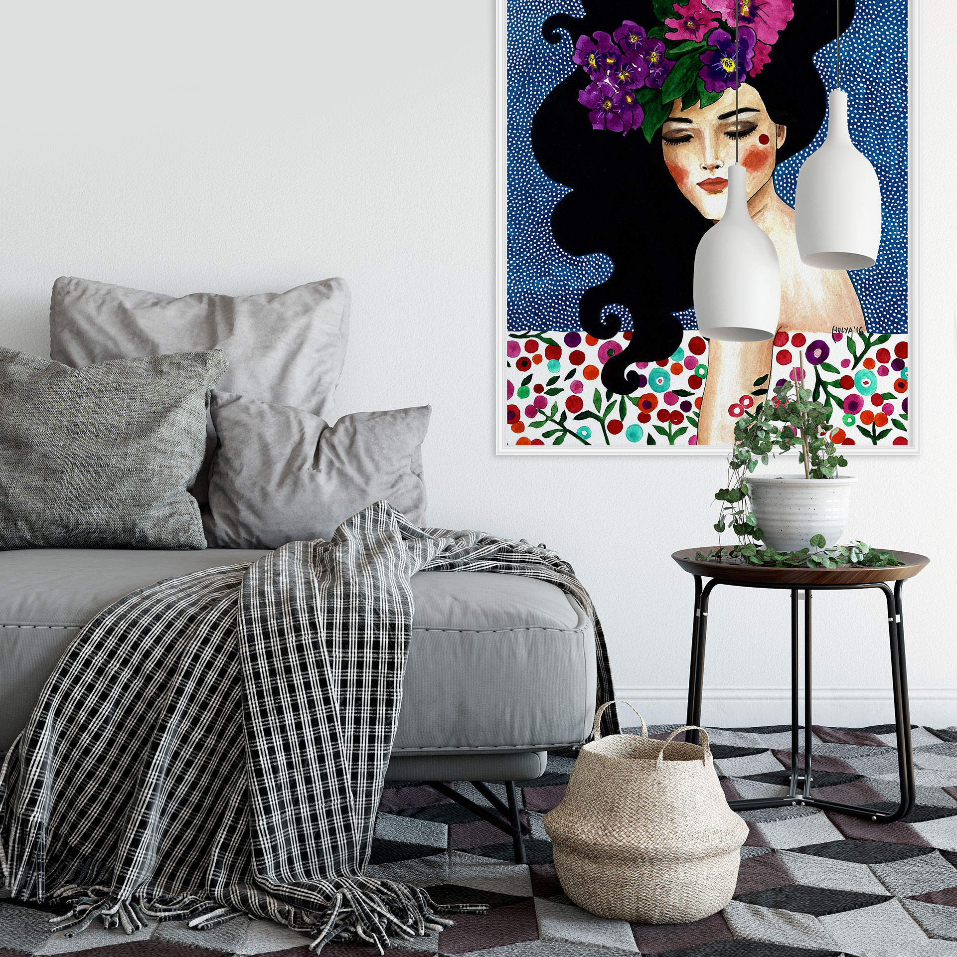 Poster autocollant Hülya - Cœur qui chuchote