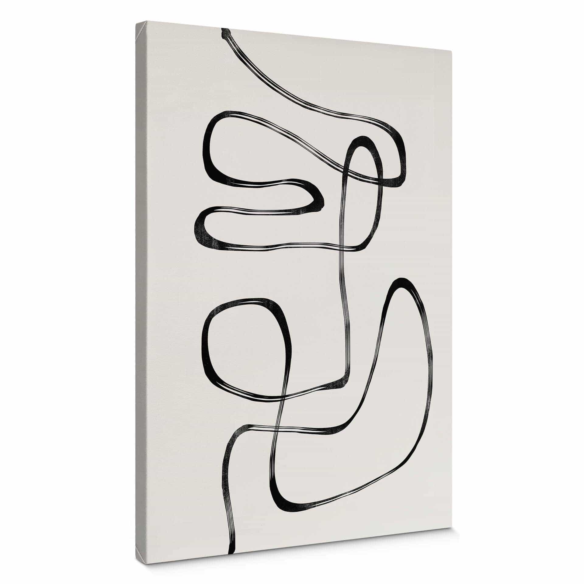 Tableau sur toile The Miuus Studio - Abstract Line