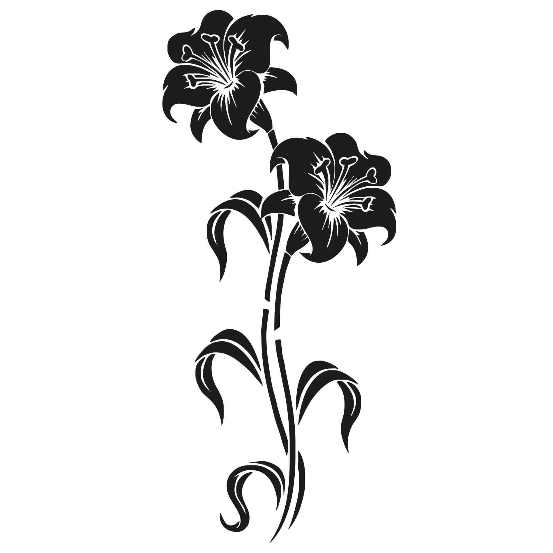 Wallsticker - Lilje