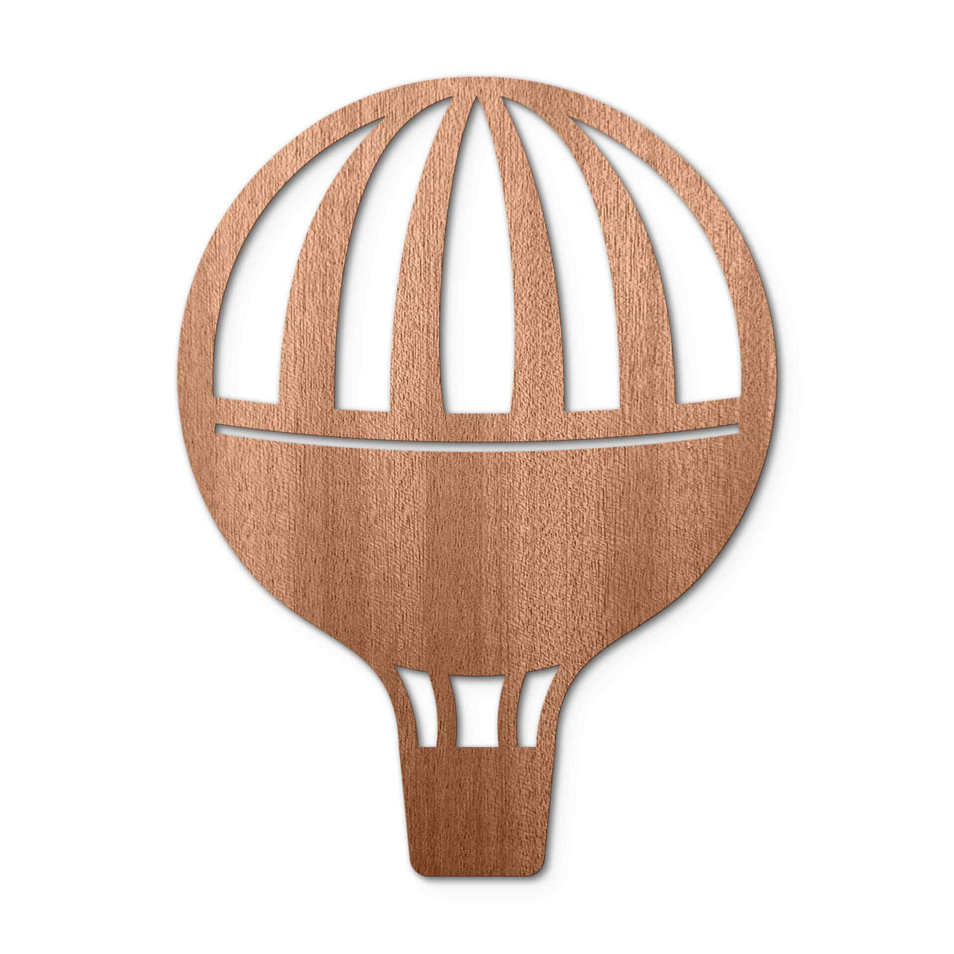 Dekoracja drewniana mahoń - balon na uwięzi