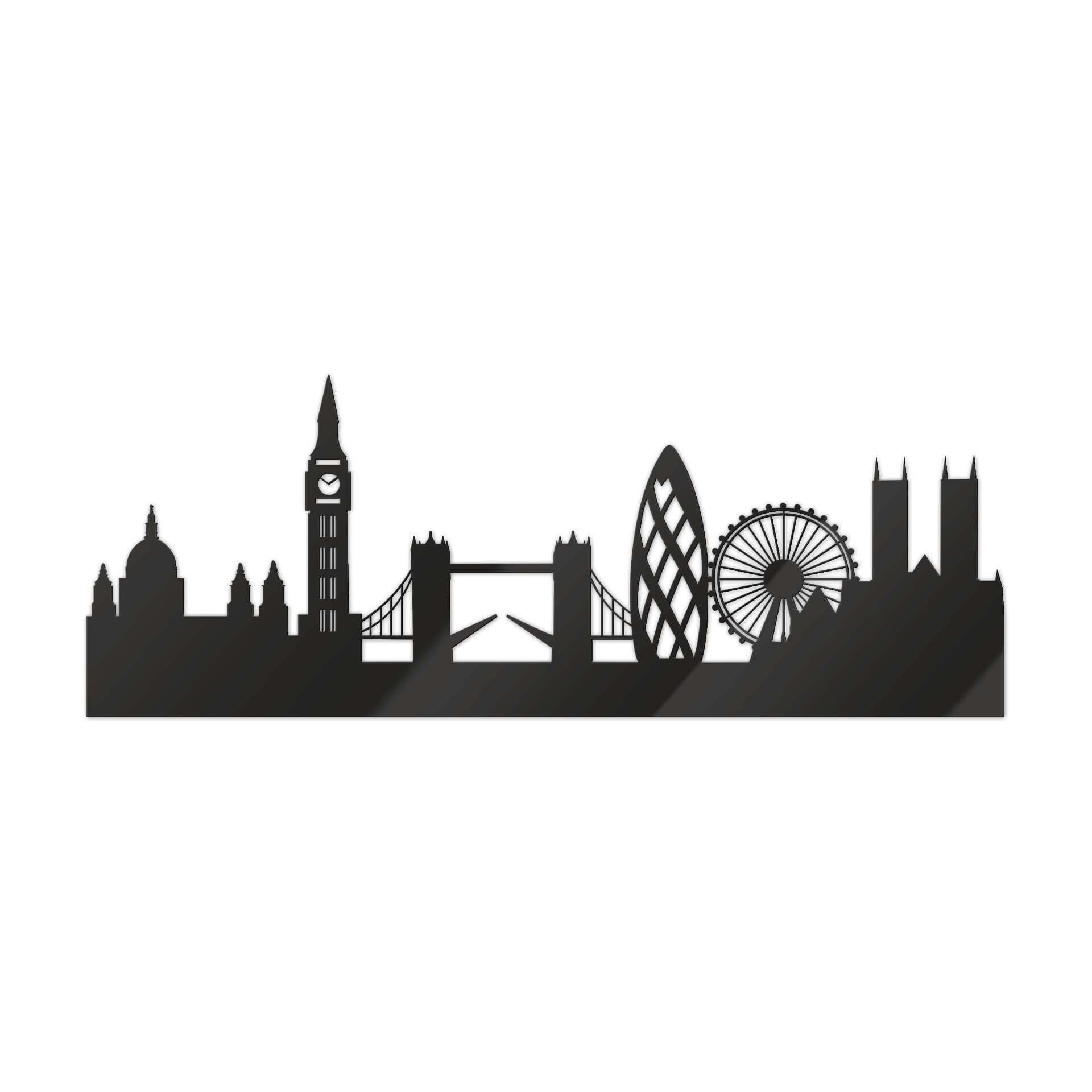 Akrylowa dekoracja panorama Londynu