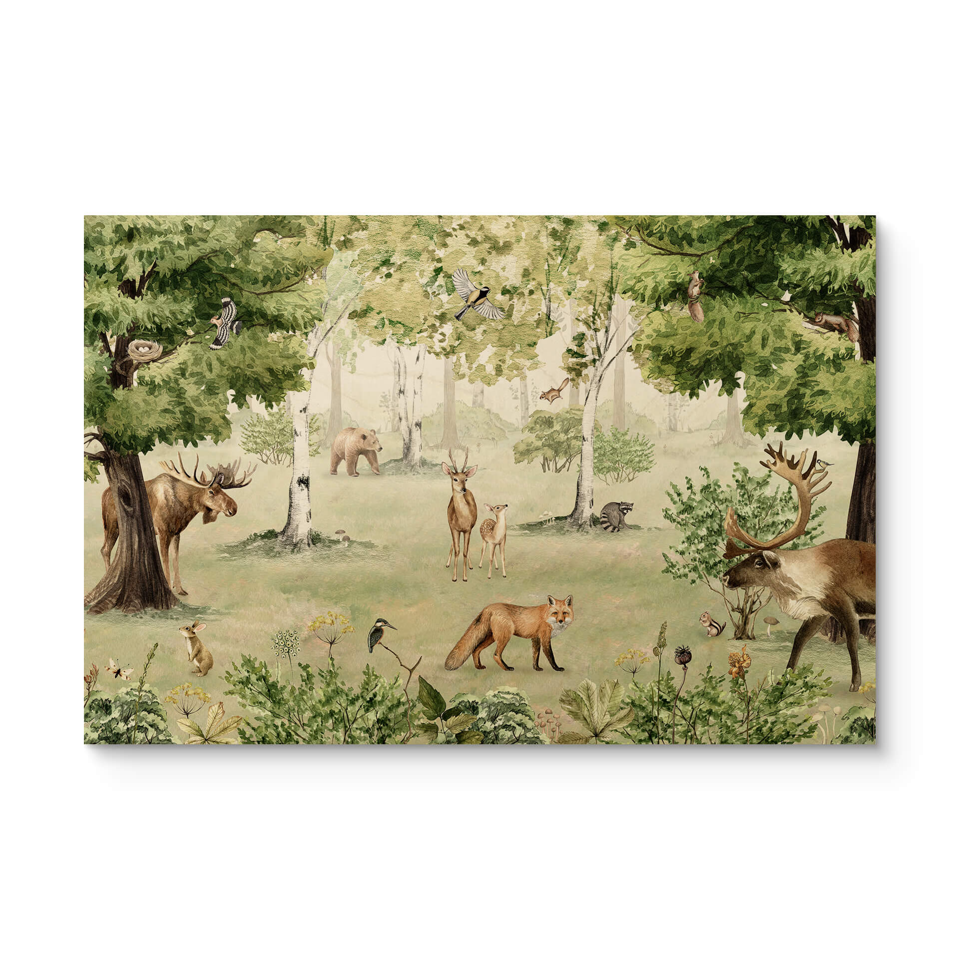 Plakat drewniany Kikki Belle - Leśny cud