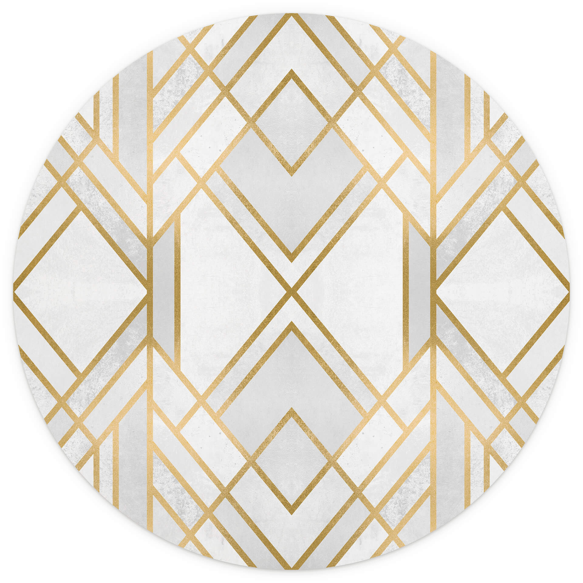 Behangcirkel Fredriksson - Art Deco: Goldene Geometry - vliesbehang/zelfklevend vliesbehang