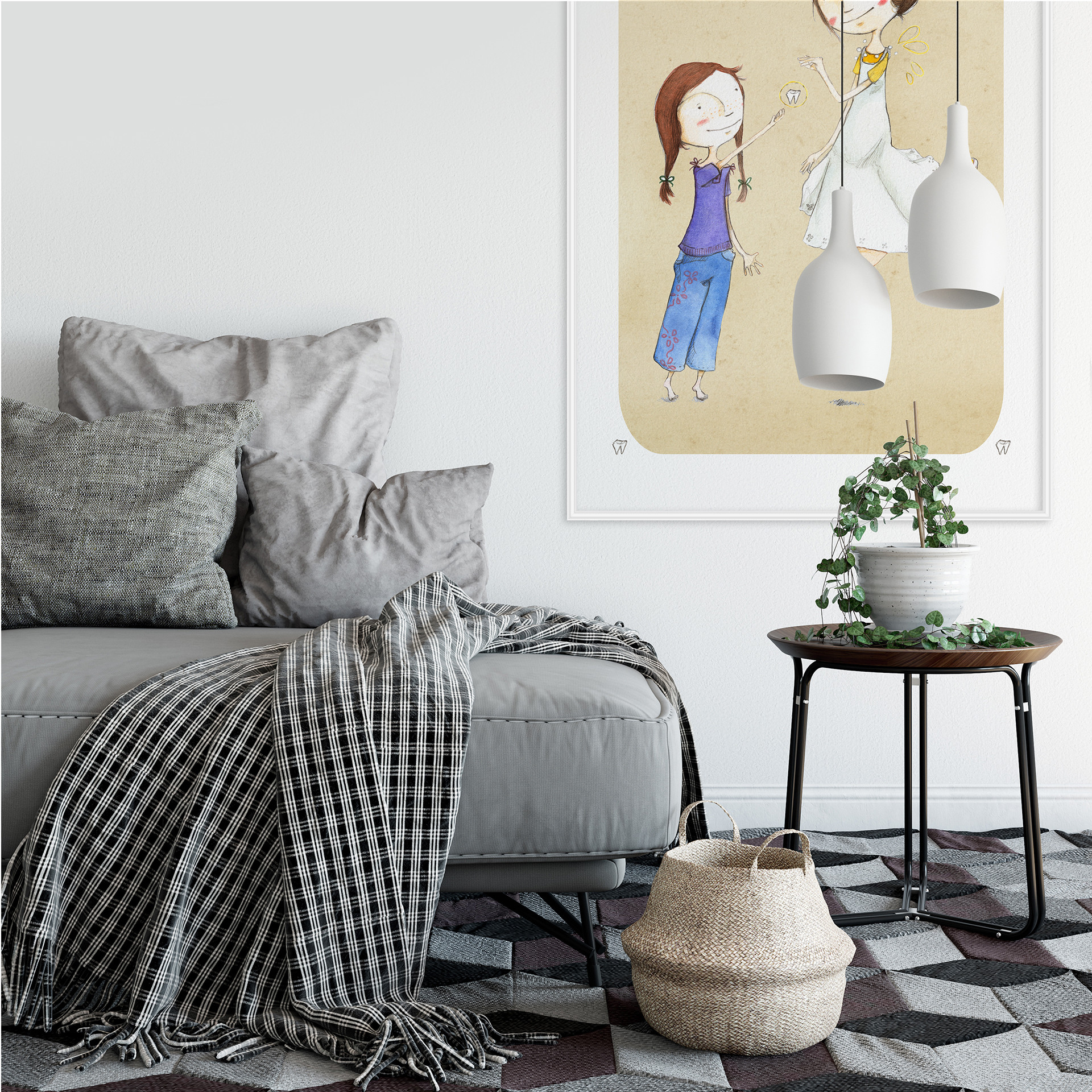 Wallprint Loske - Zahnfee