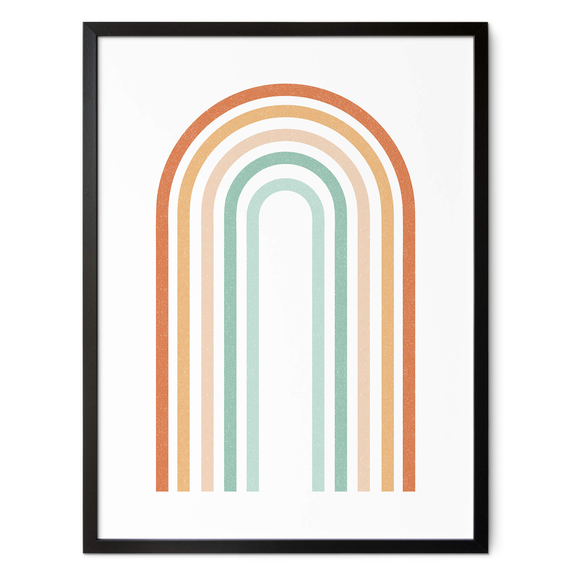 Poster Regenbogen Boho - Kinderposter