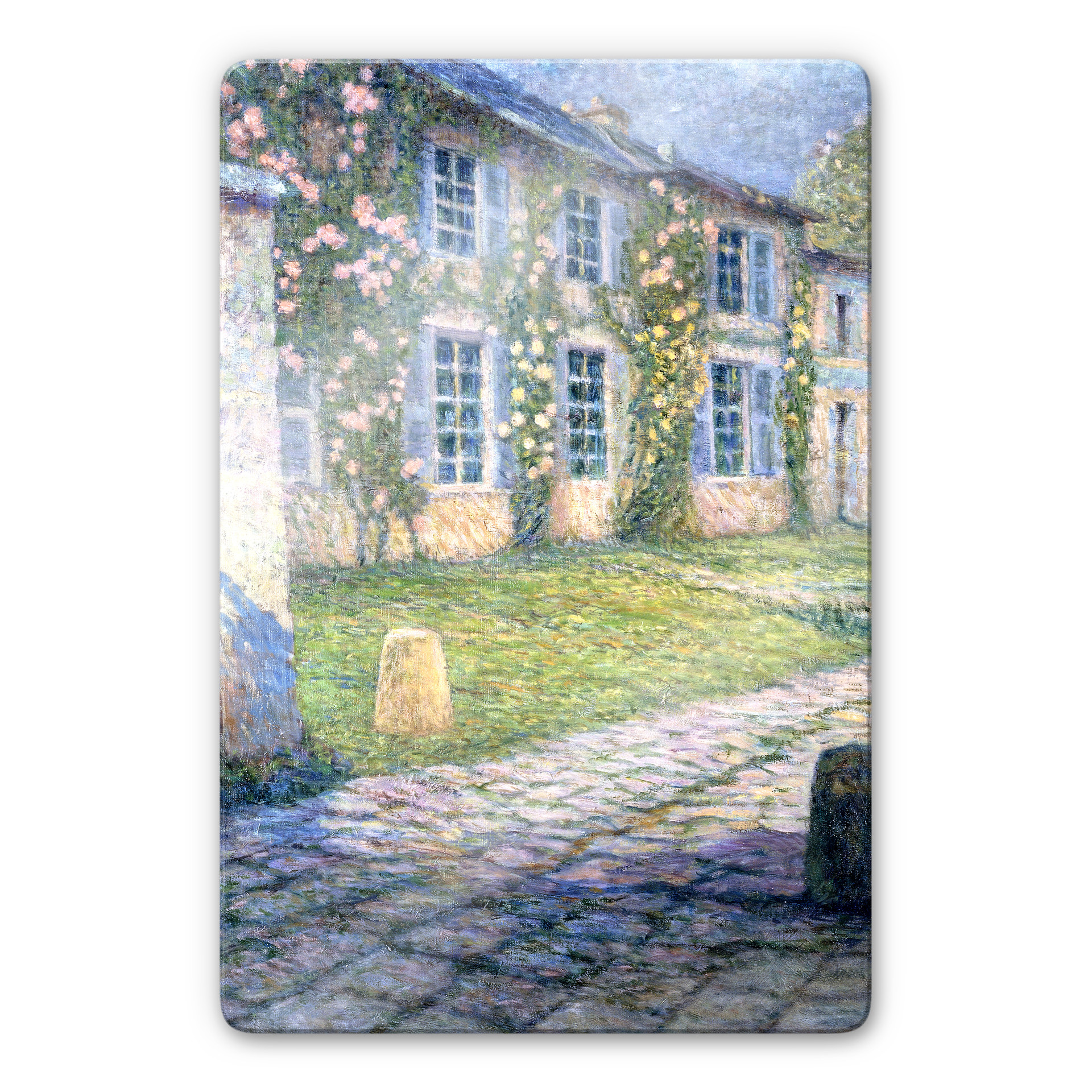 Glasbillede - Le Sidaner - Blomster Huset