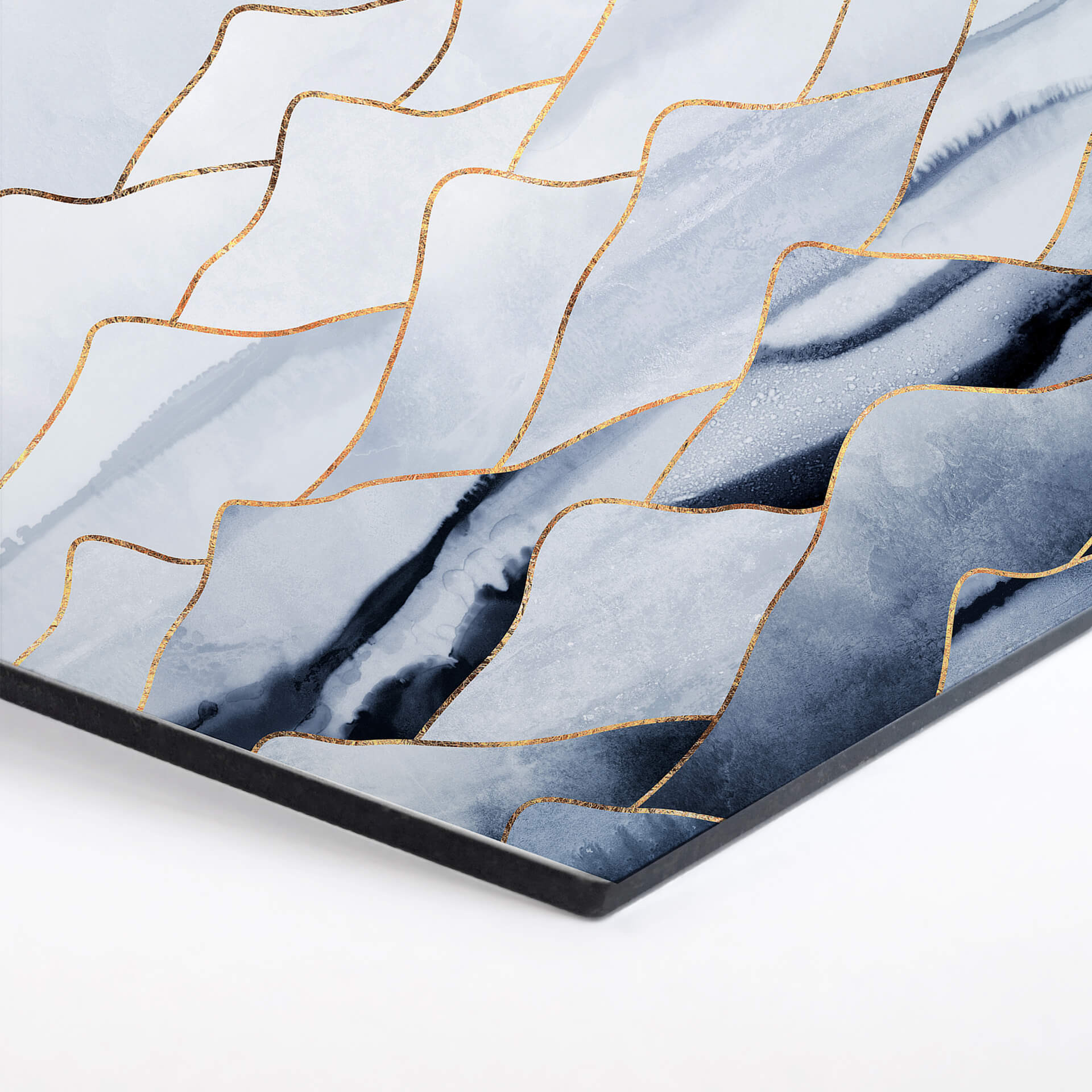 Hexagon Dibond Fredriksson - Mountains
