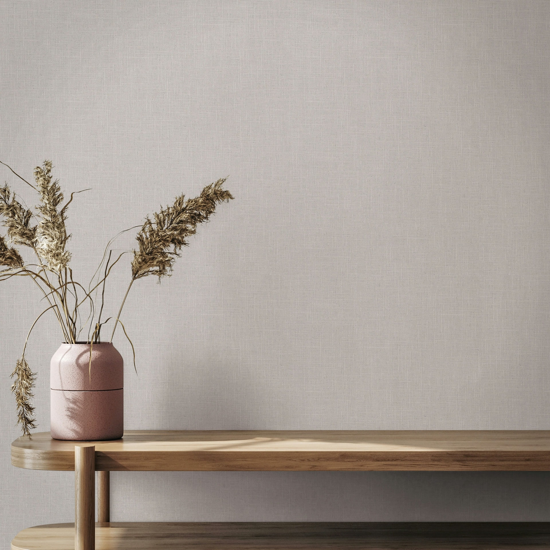 Vliesbehang, structuur effen modern mat in bruin