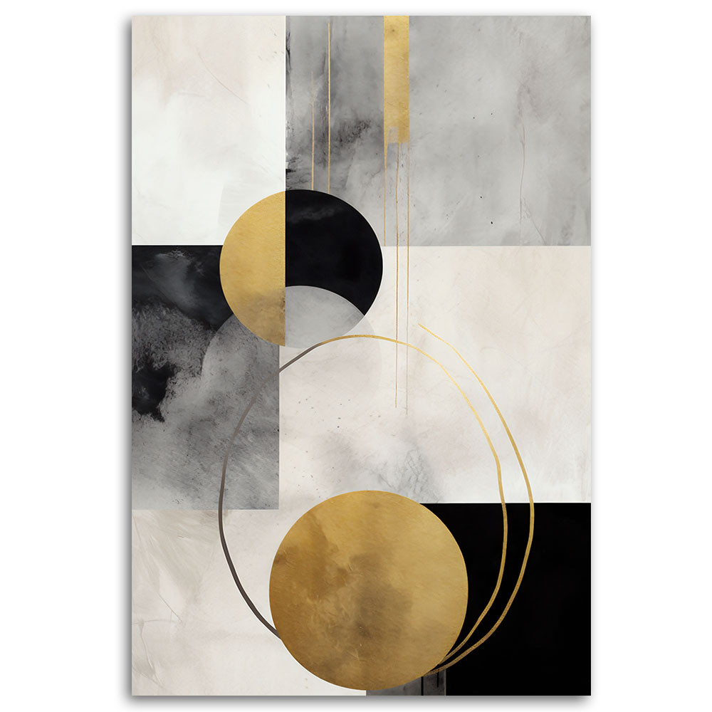 Canvasbillede, Geometrisk boho-mønster