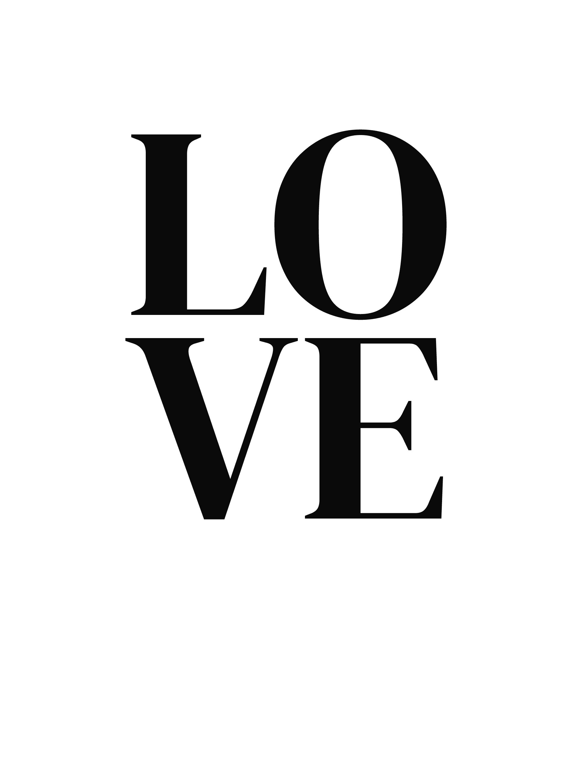 Poster à personnaliser Love