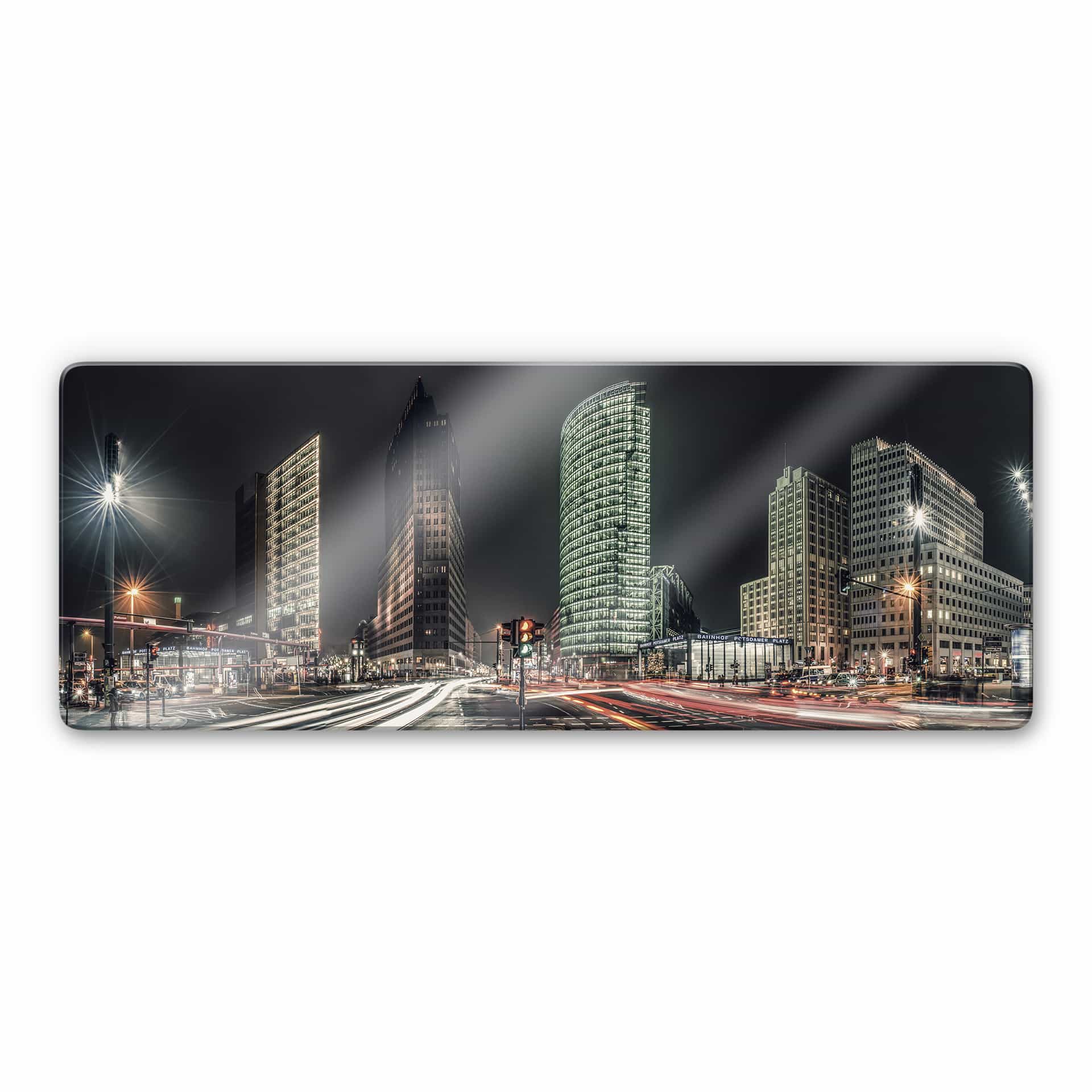 Glasbild Potsdamer Platz - Panorama