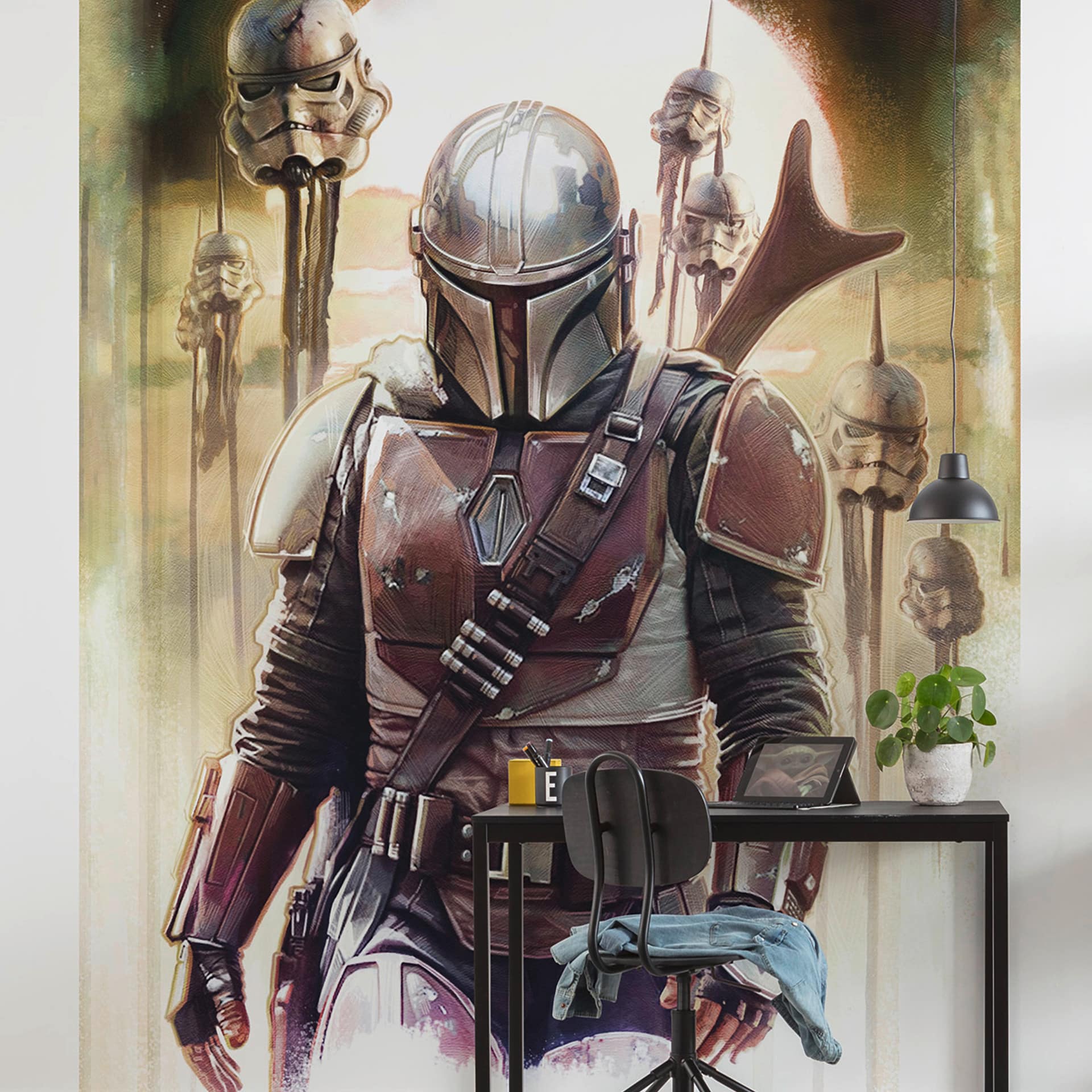 Vlies Fototapete - Star Wars The Mandalorian Big Impaler - 200 x 280 cm