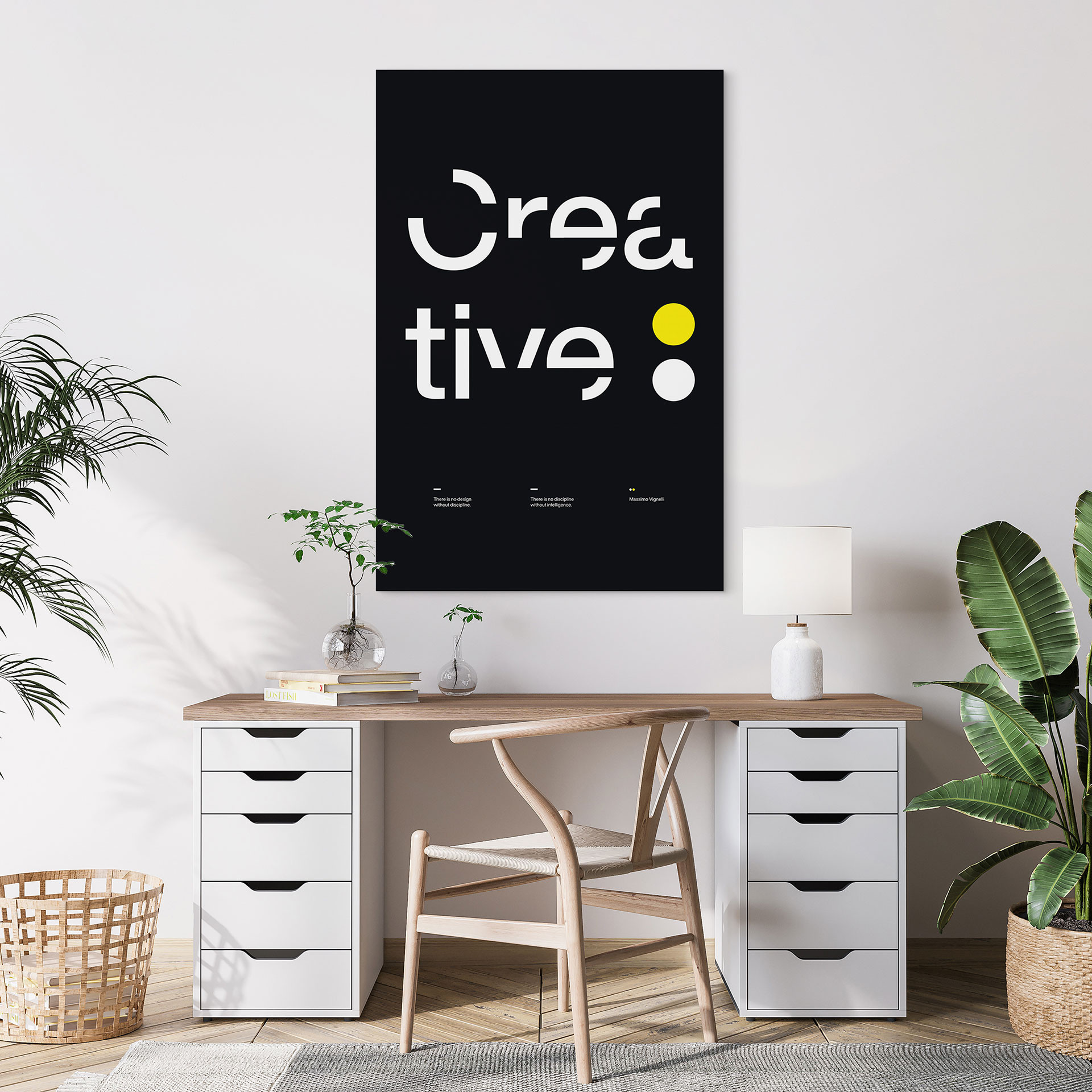 Billede Kreativt Typografi Design - Sub88 Studio - Alu-Dibond