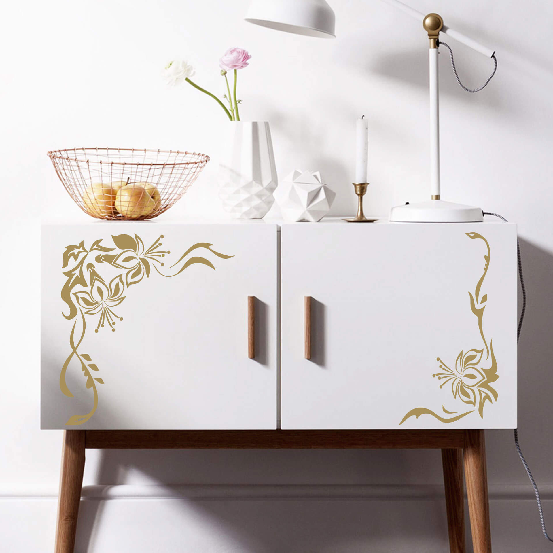 Wallsticker Blomster Arrangement