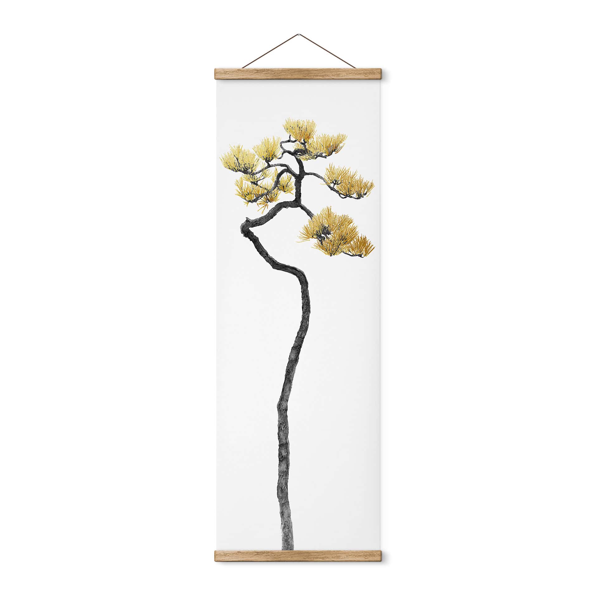 Poster tessile Bonsai in equilibrio - Amini