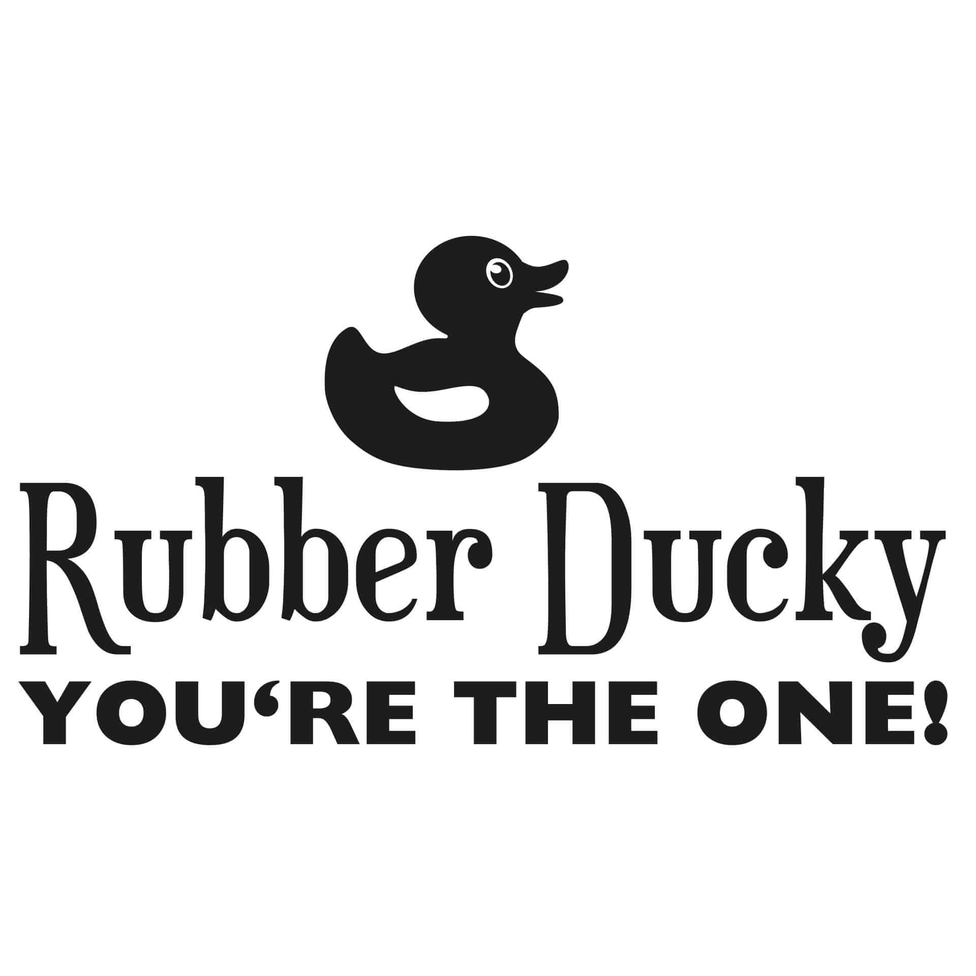 Wallsticker Rubber Ducky