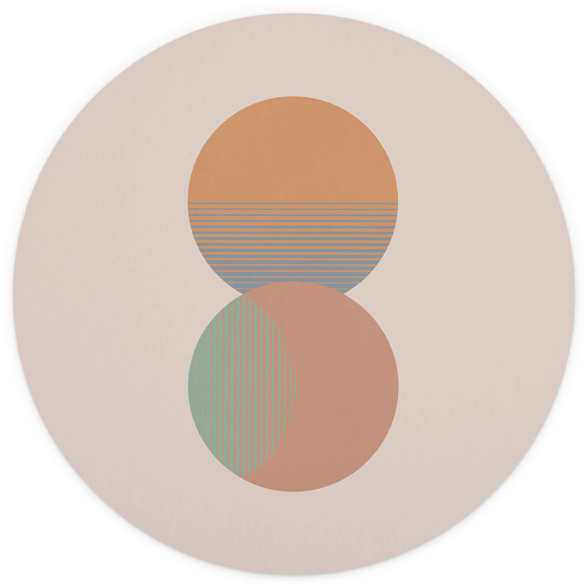 Behangcirkel Orara Studio - Sun and Moon - vliesbehang/zelfklevend vliesbehang