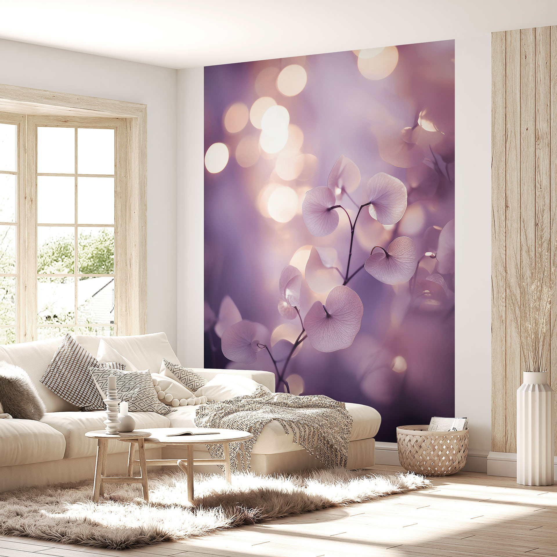 Gevoelige orchidee in paars | Bloemenbehang - Treechild