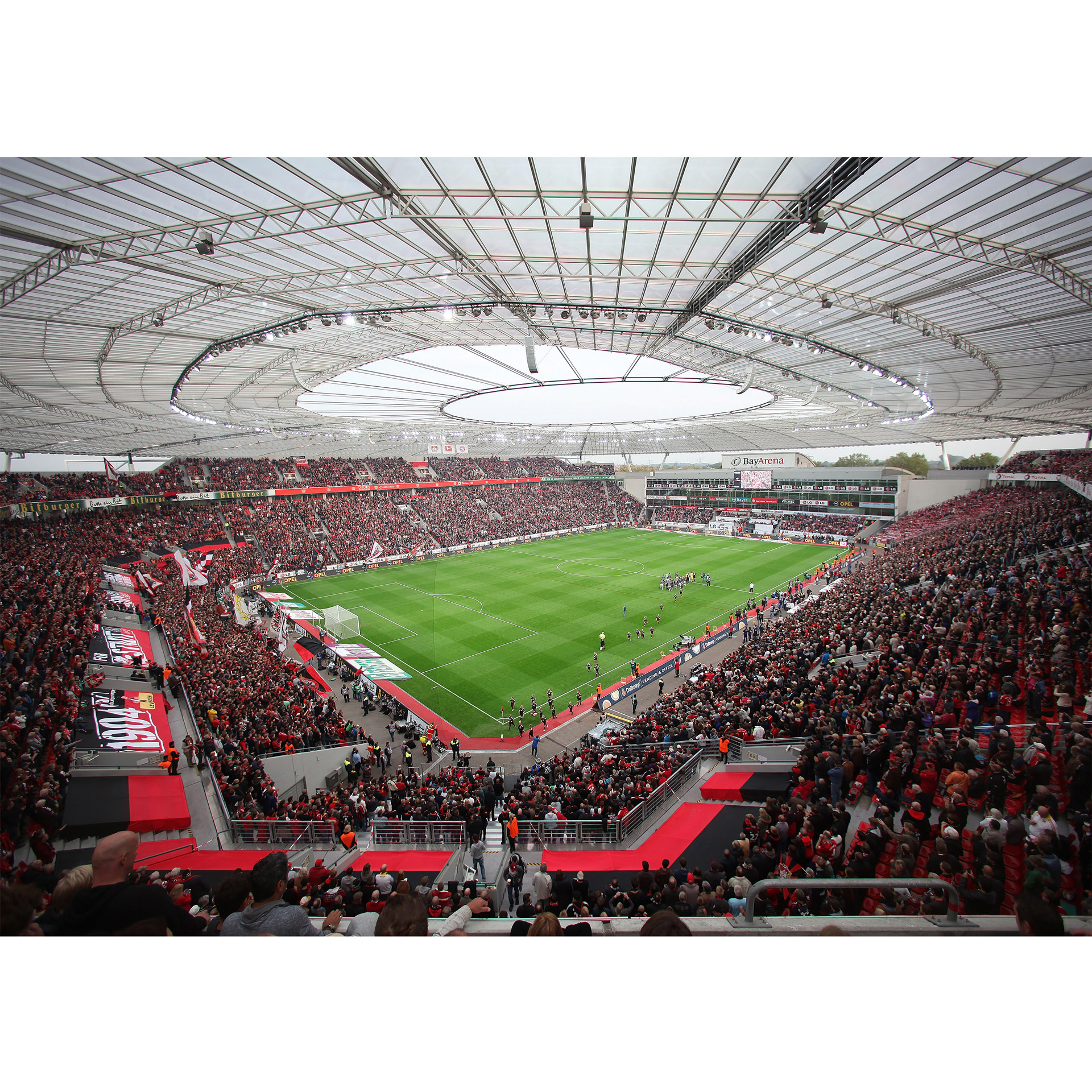 Fototapete BayArena Innenaufnahme