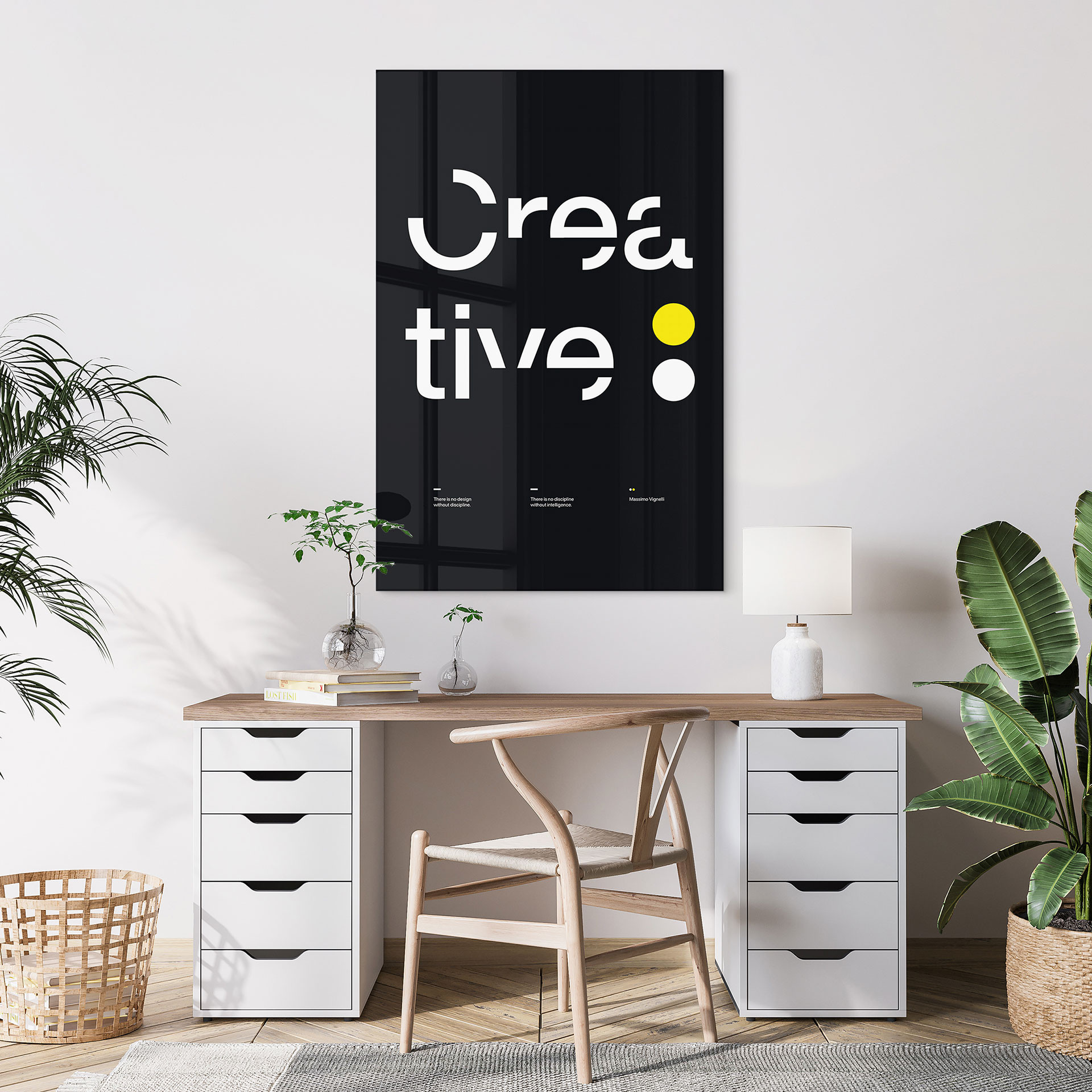 Akrylbillede Kreativt Typografi Design - Sub88 Studio