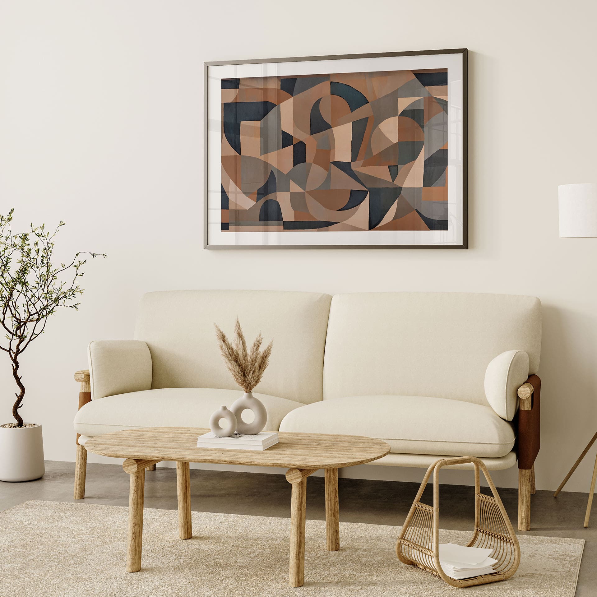 Poster Silent Arch - Geometrische Bogen - Sir Edward x Grigory Gladarev