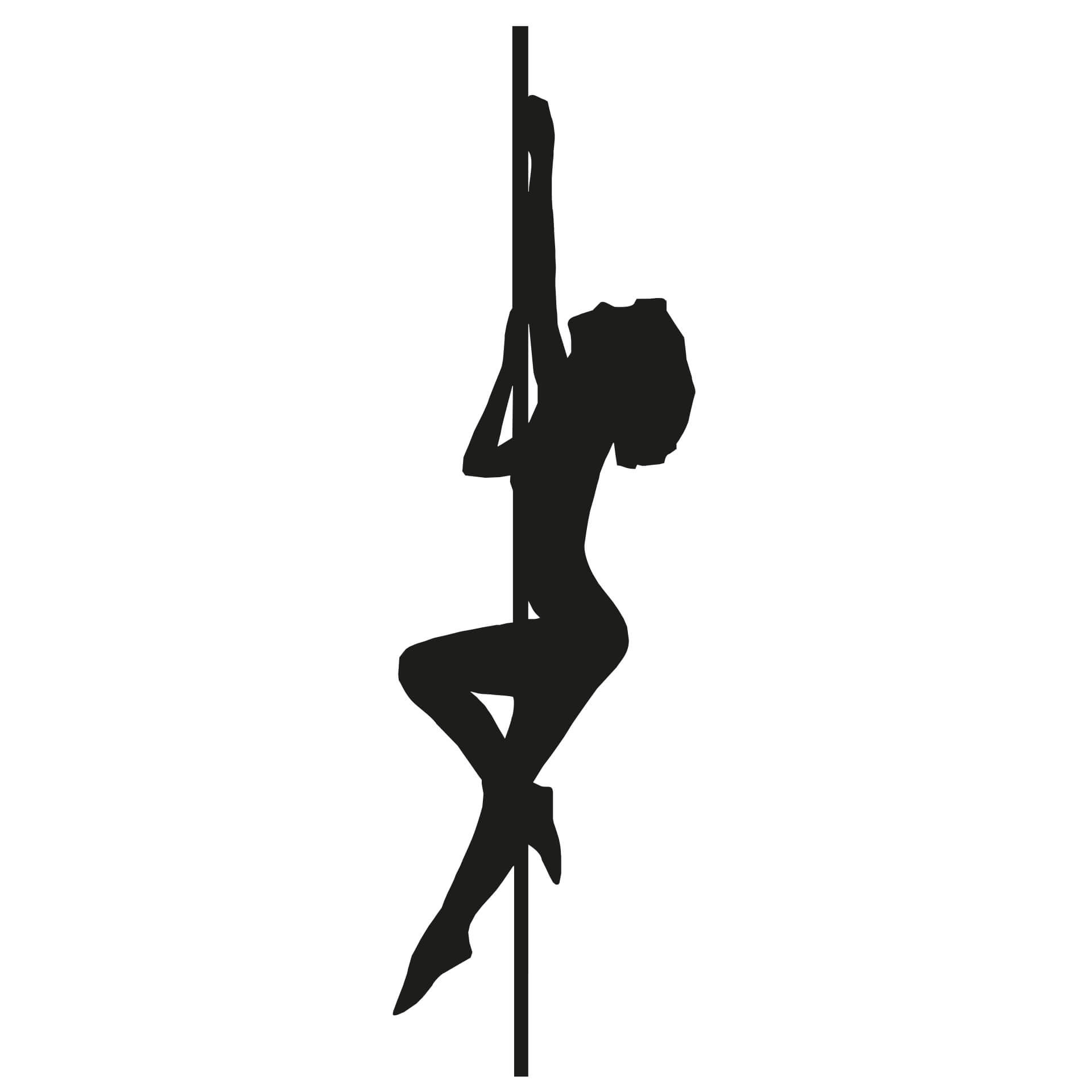 Wallsticker Dansende pige 7