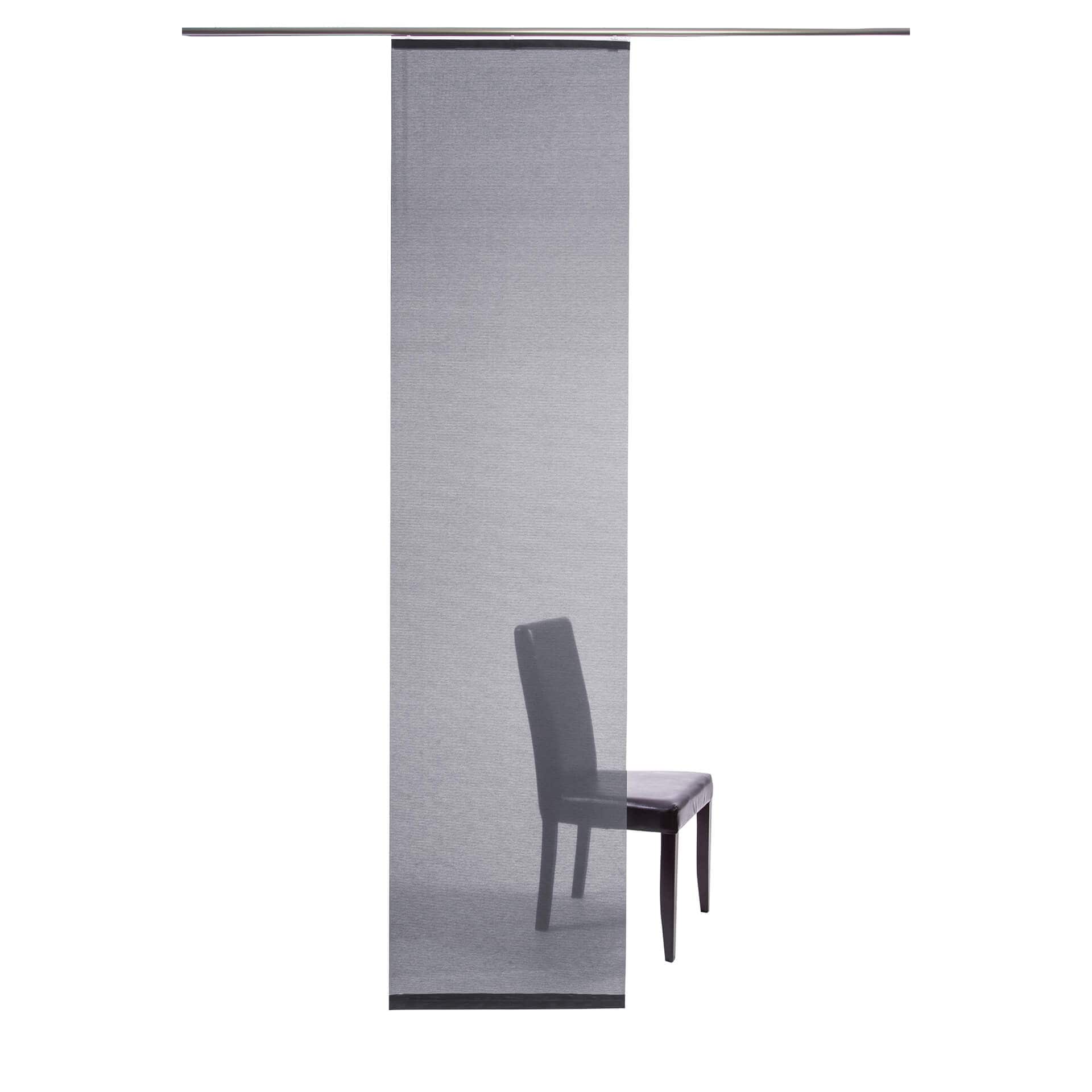 Homing Flächenvorhang Manhattan - silber