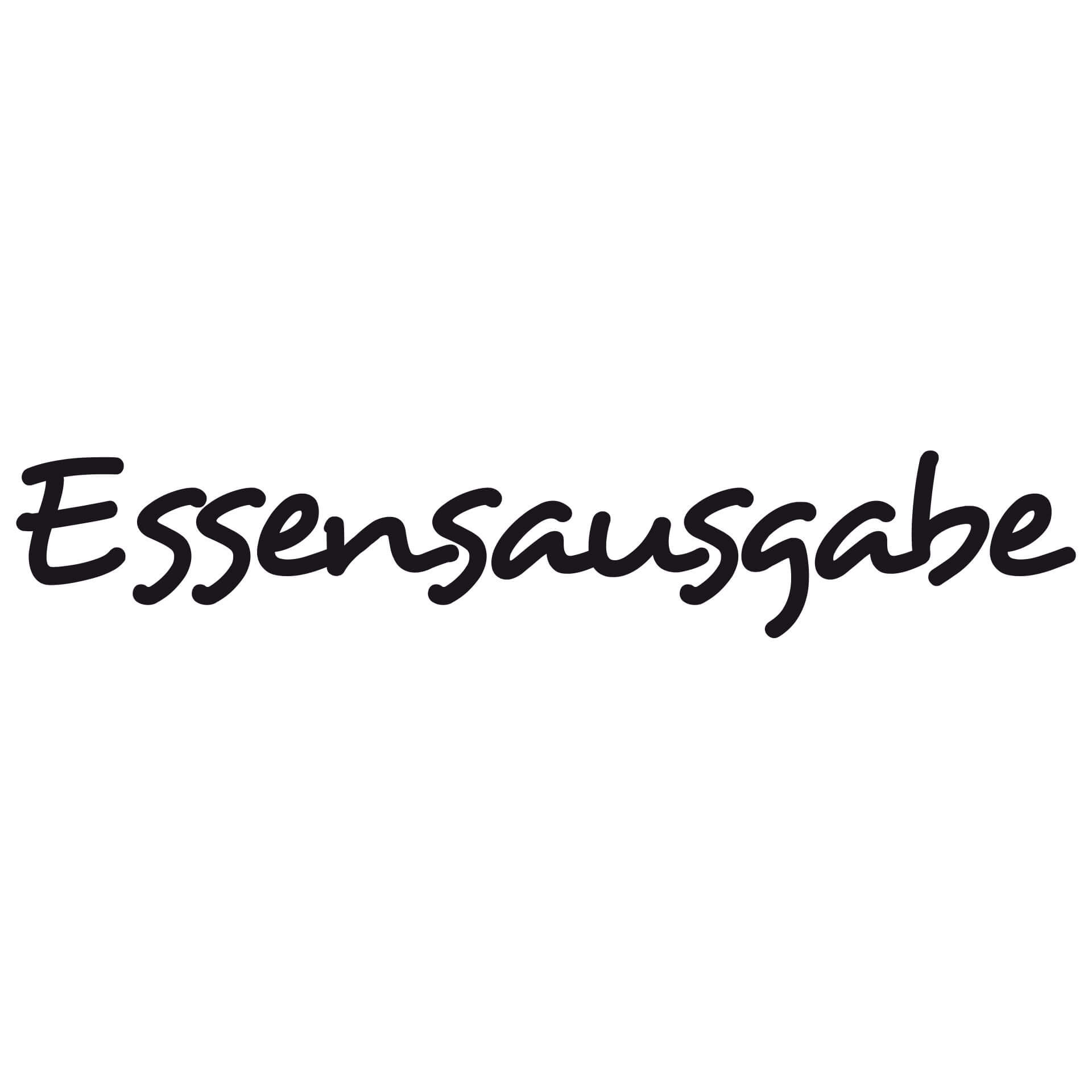 Wandtattoo Essensausgabe