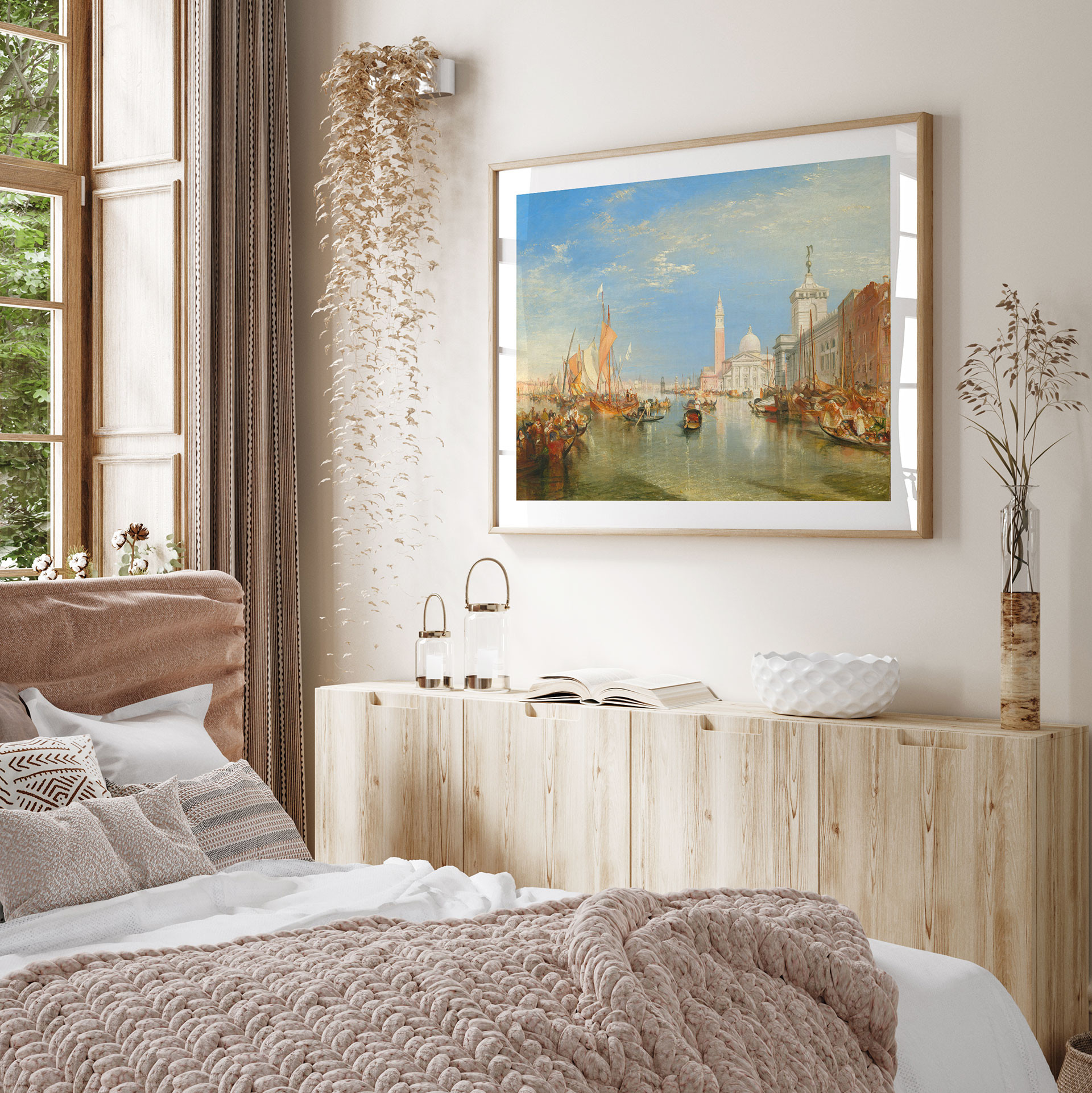 Plakat Turner - Wenecja, Dogana i S. Giorgio Maggiore